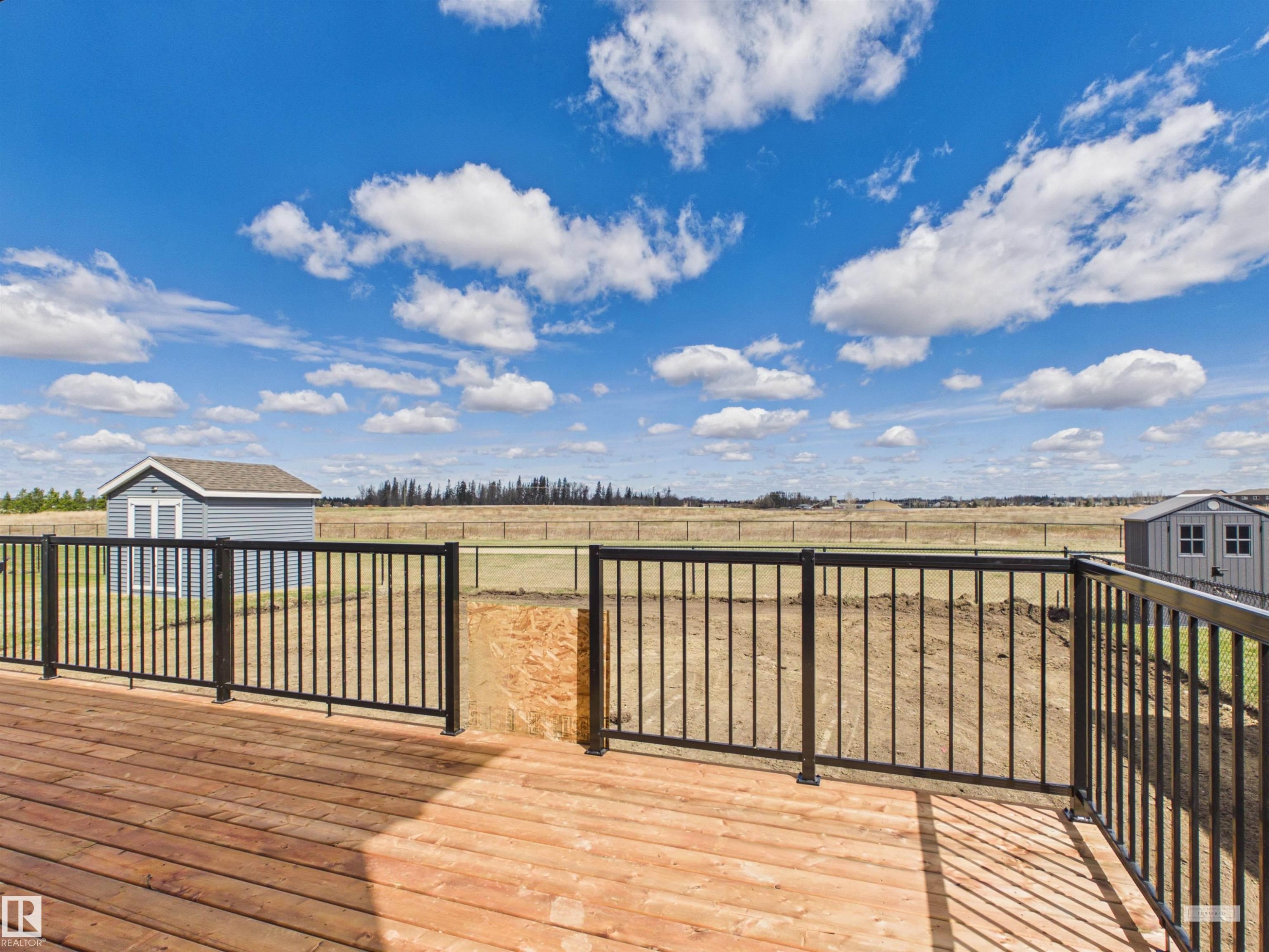 2010 Genesis Lane, Stony Plain, AB - Outdoor With Deck Patio Veranda With View