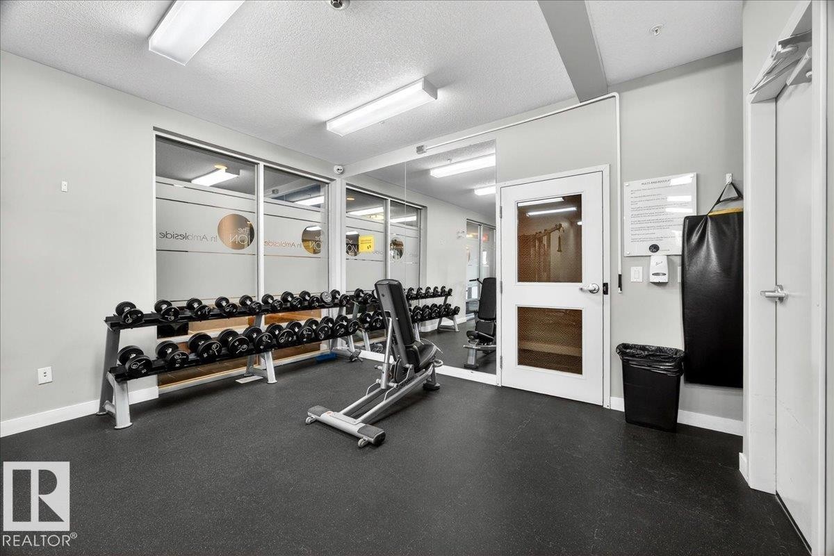 103 2590 Anderson Way, Edmonton, AB - Indoor Photo Showing Gym Room