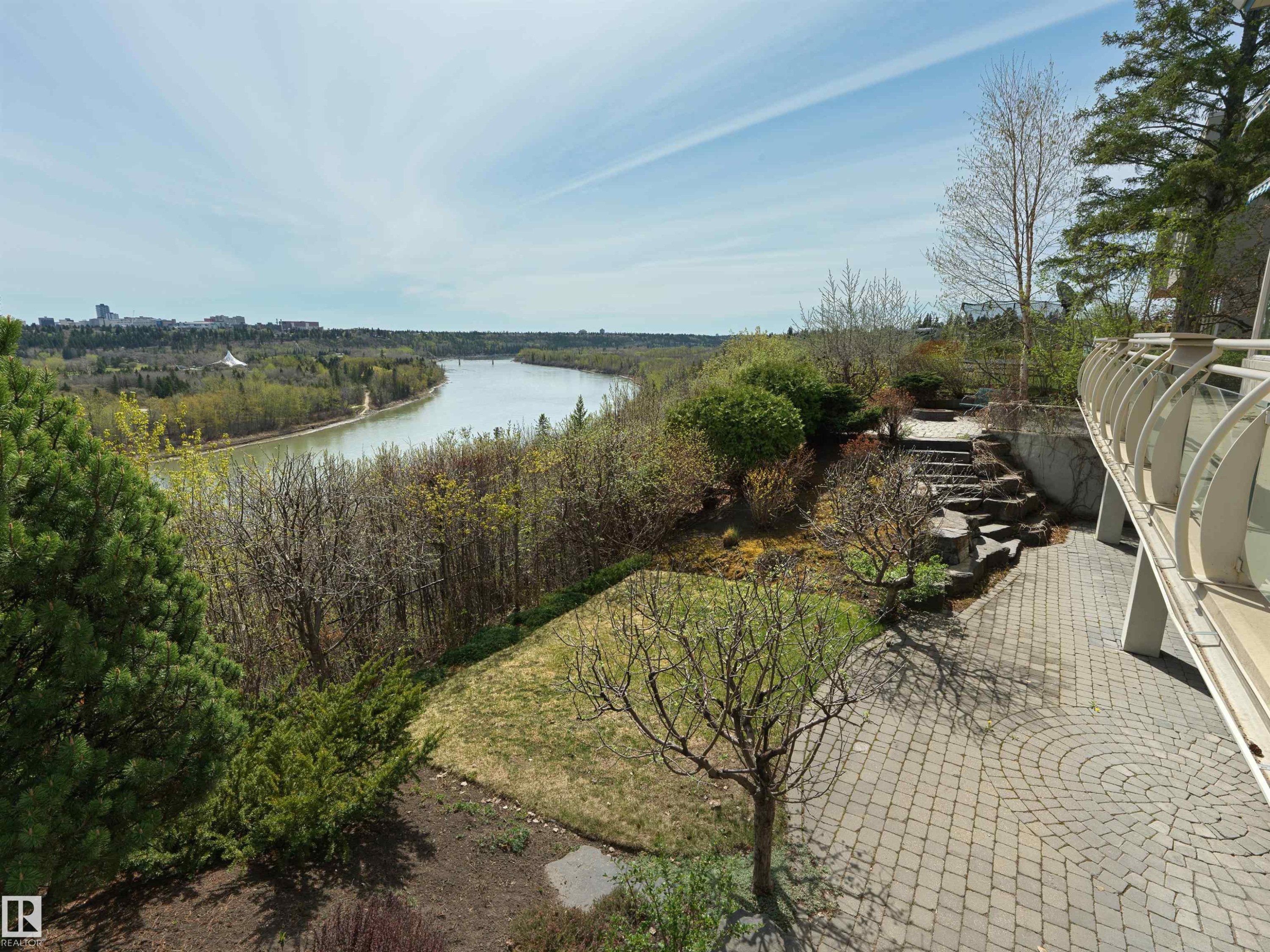 28 Riverside Crescent, Edmonton, AB - Outdoor With View