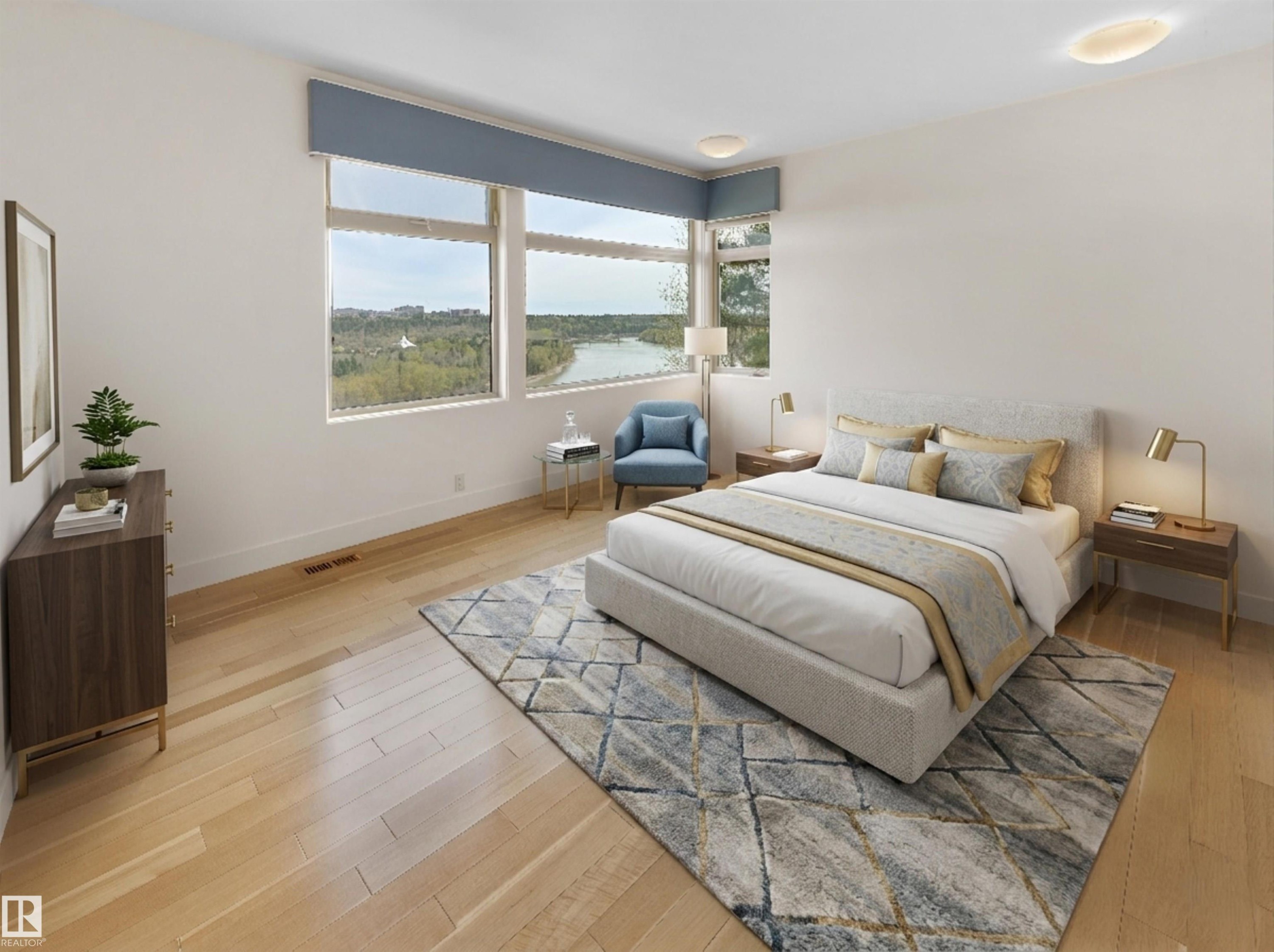 28 Riverside Crescent, Edmonton, AB - Indoor Photo Showing Bedroom
