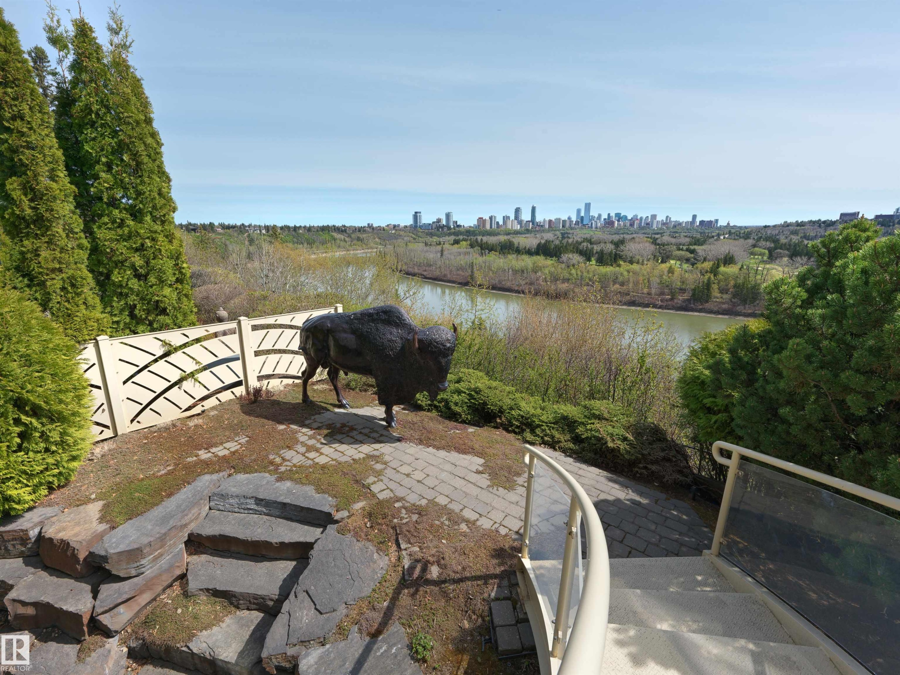 28 Riverside Crescent, Edmonton, AB - Outdoor With View