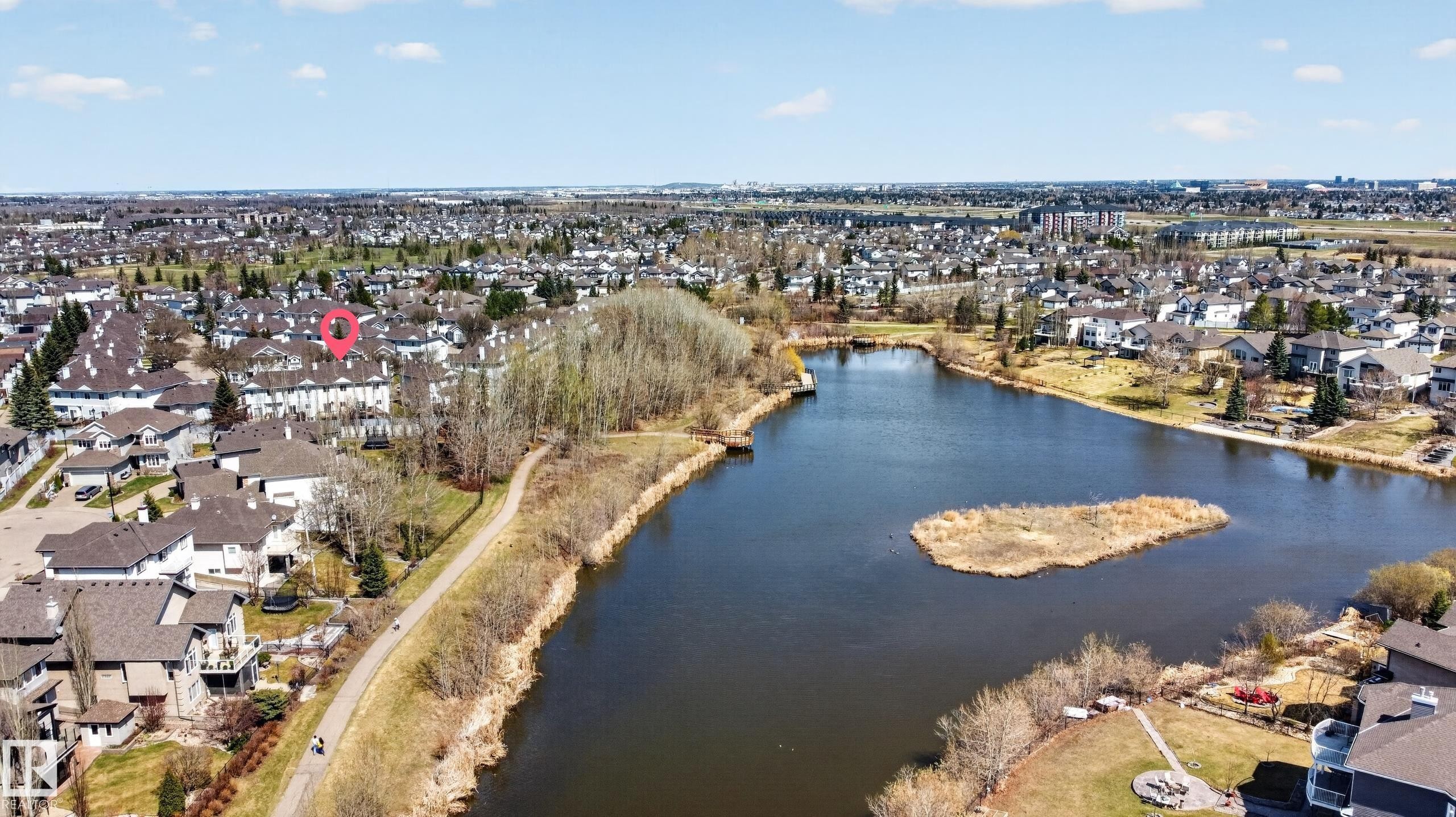 28 1780 Glastonbury Boulevard, Edmonton, AB - Outdoor With Body Of Water With View