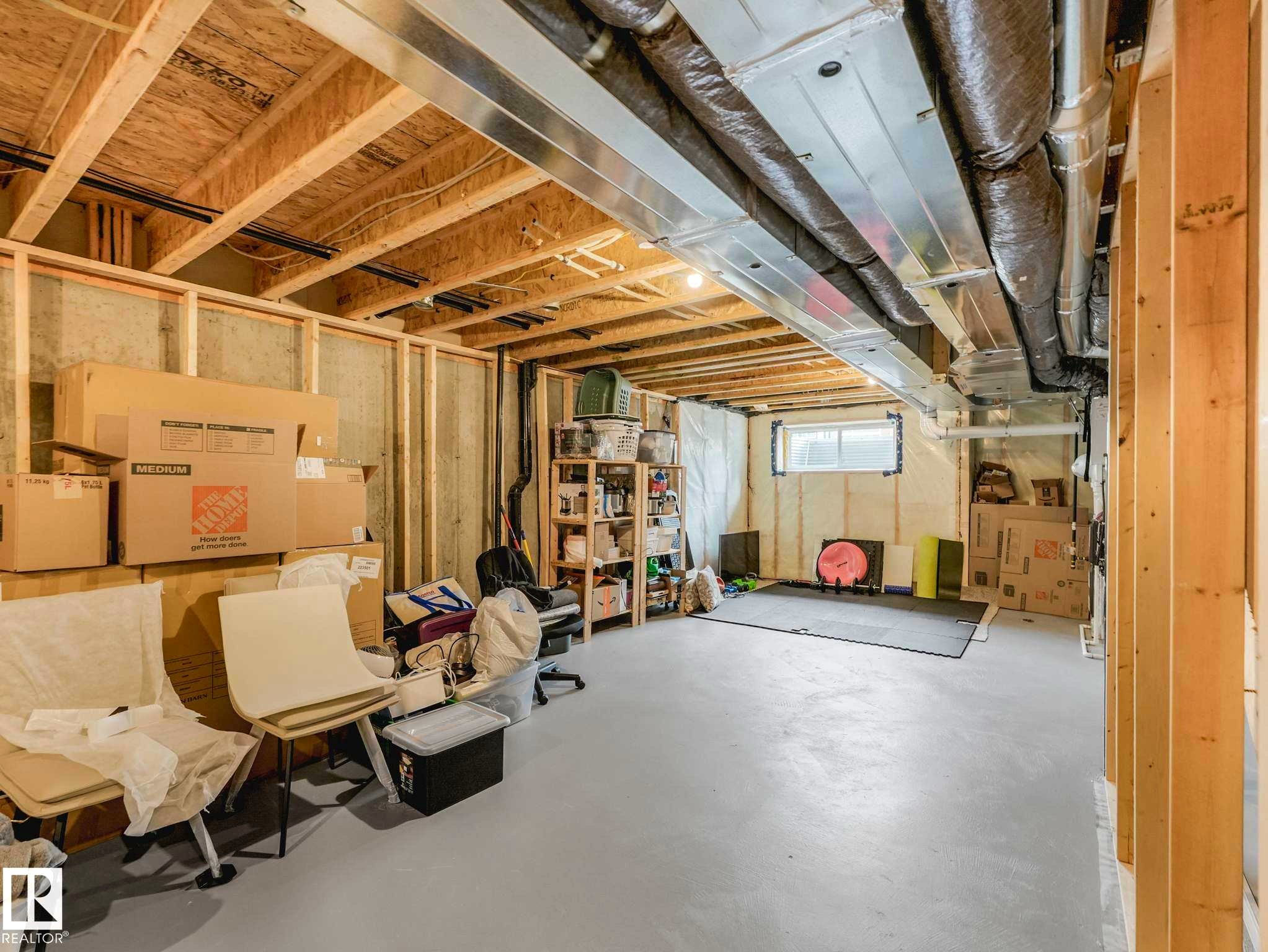 2426 Trumpeter Way, Edmonton, AB - Indoor Photo Showing Basement