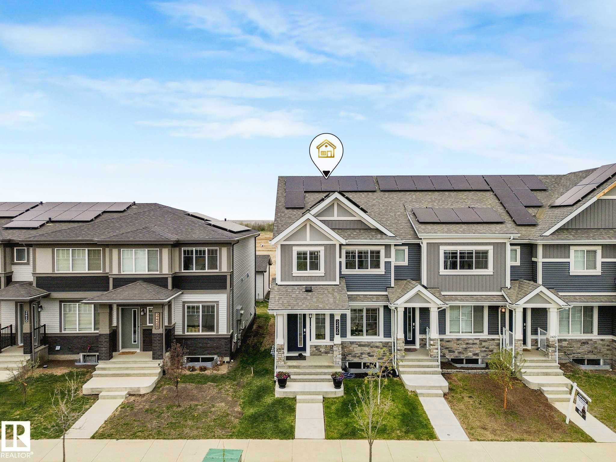 2426 Trumpeter Way, Edmonton, AB - Outdoor With Facade