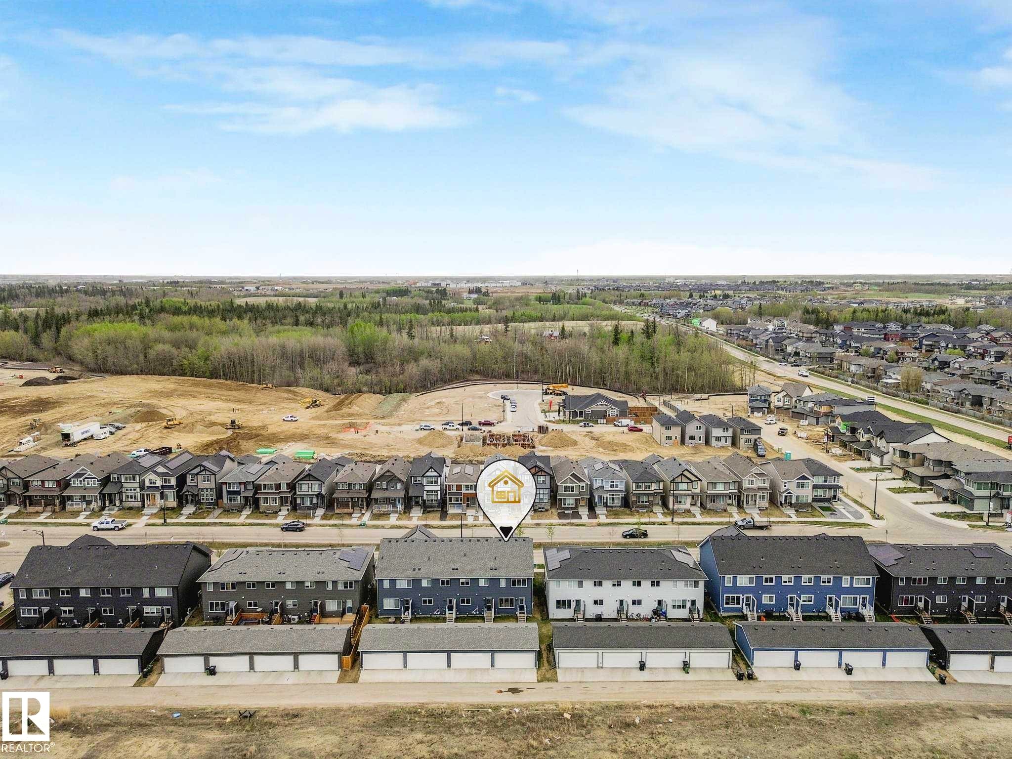 2426 Trumpeter Way, Edmonton, AB - Outdoor With View