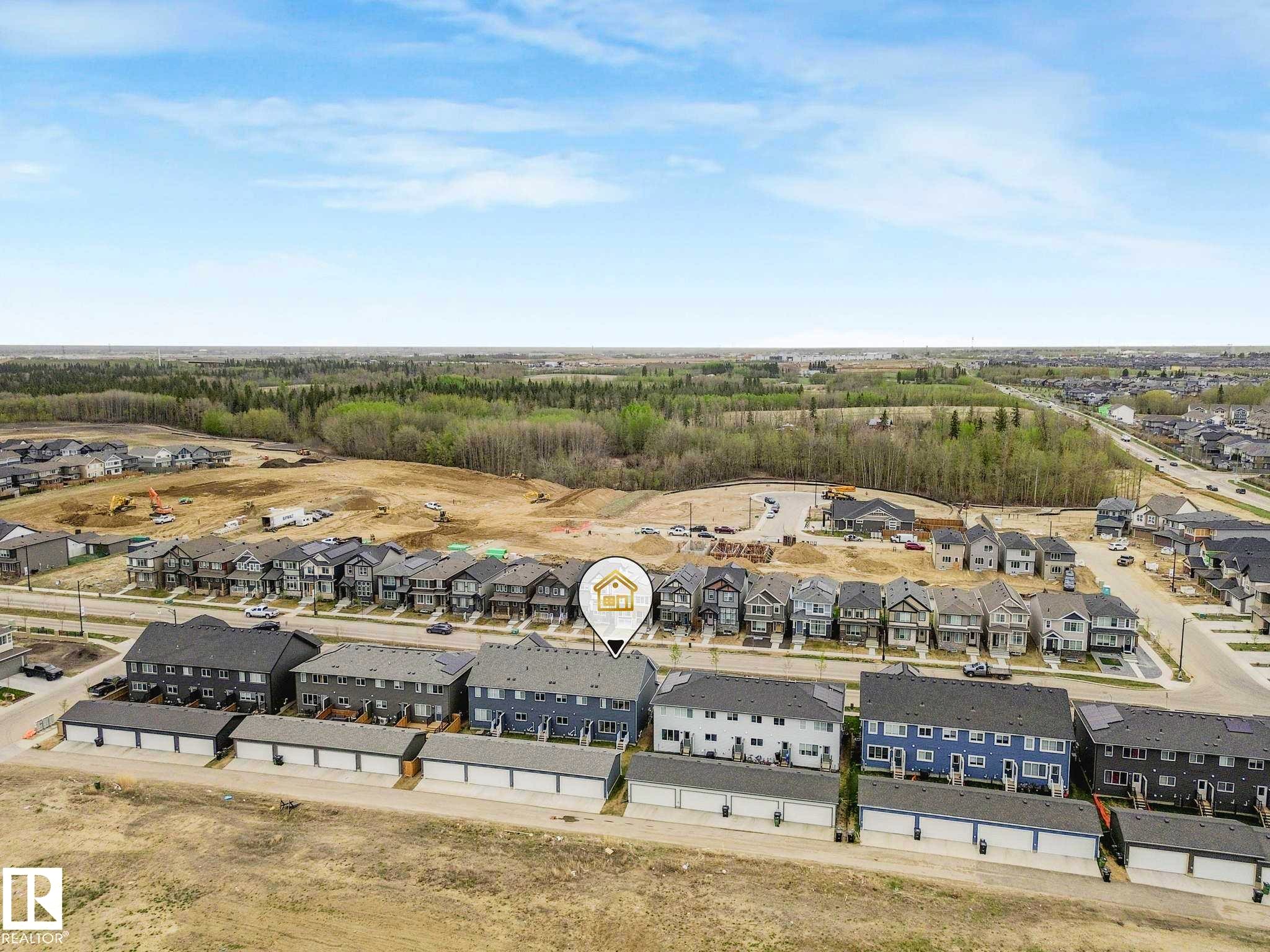 2426 Trumpeter Way, Edmonton, AB - Outdoor With View