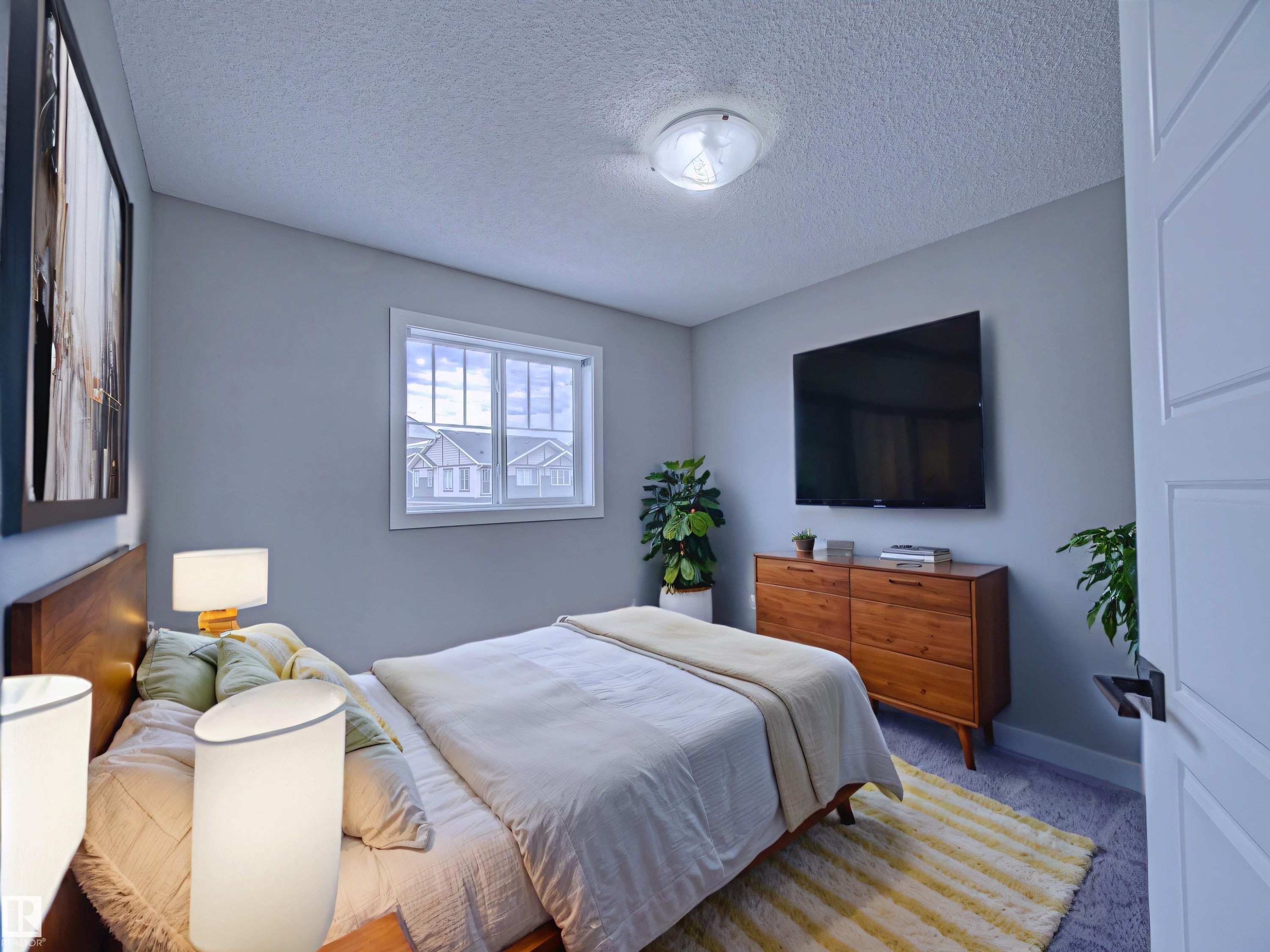 Virtually Staged - 11 165 Cy Becker Boulevard, Edmonton, AB - Indoor Photo Showing Bedroom