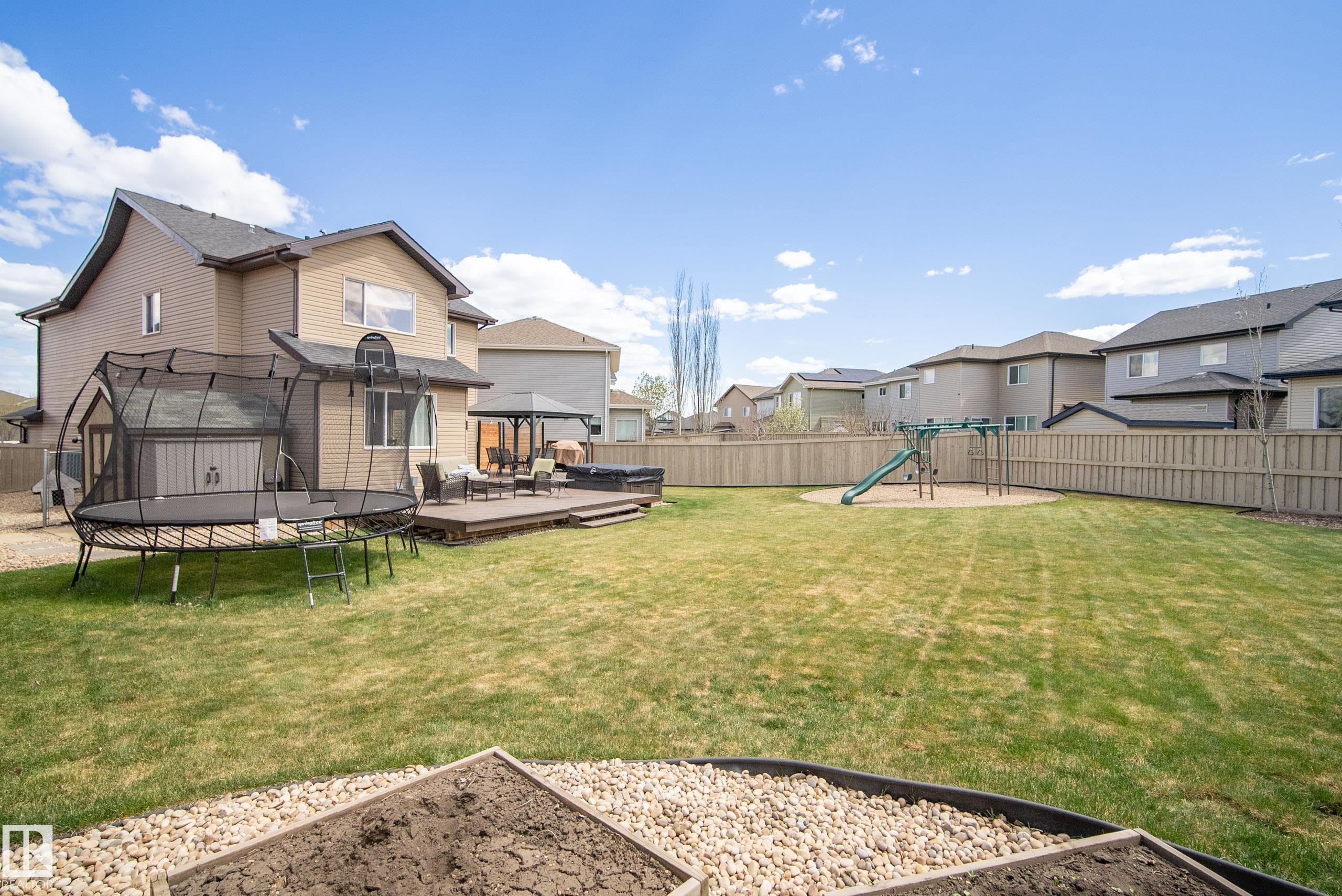 3510 Abbott Close, Edmonton, AB - Outdoor With Deck Patio Veranda With Backyard