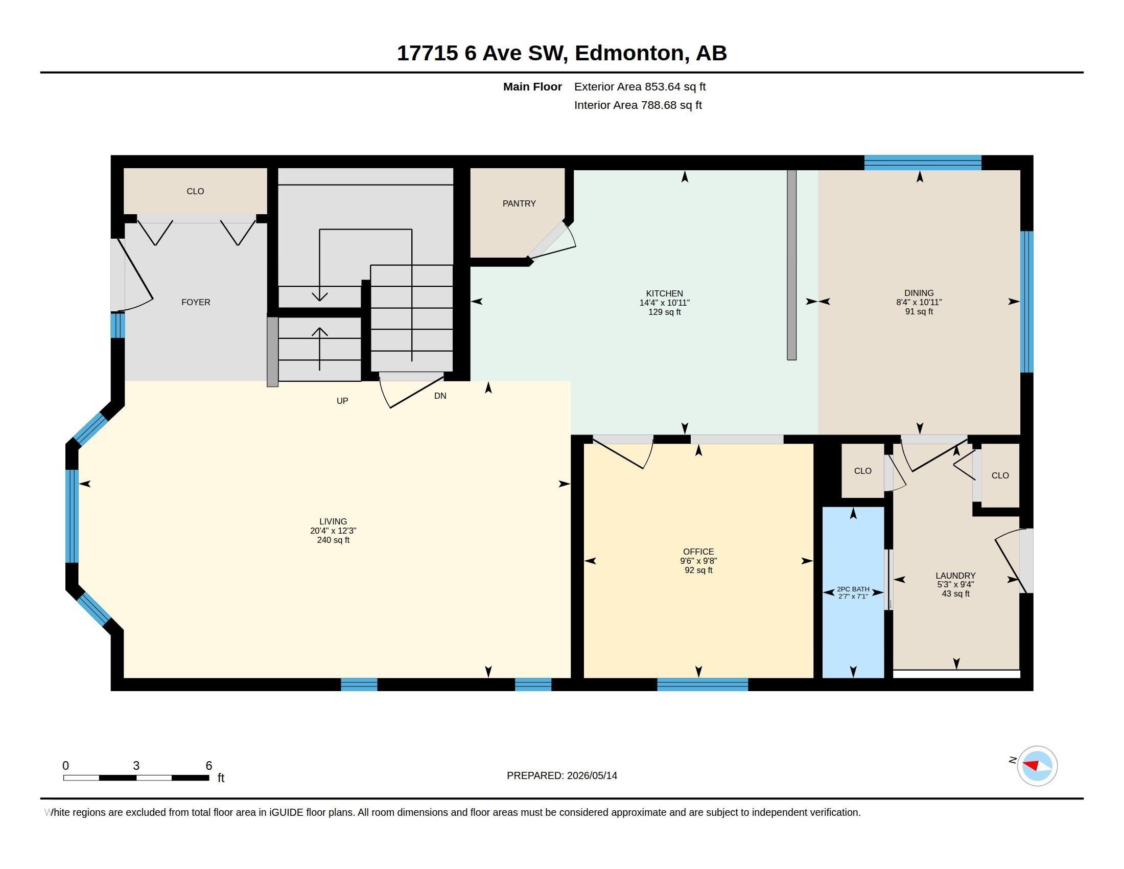 Floor plan - 17715 6 Avenue, Edmonton, AB - Other