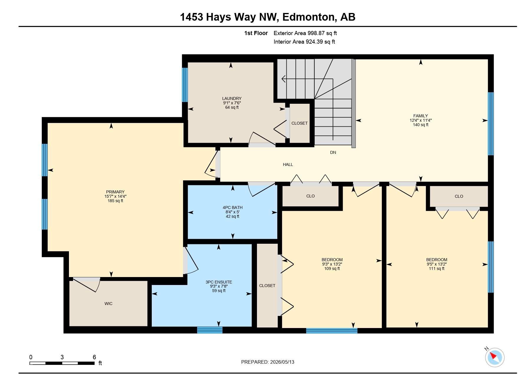 Floor plan - 1453 Hays Way Nw, Edmonton, AB - Other