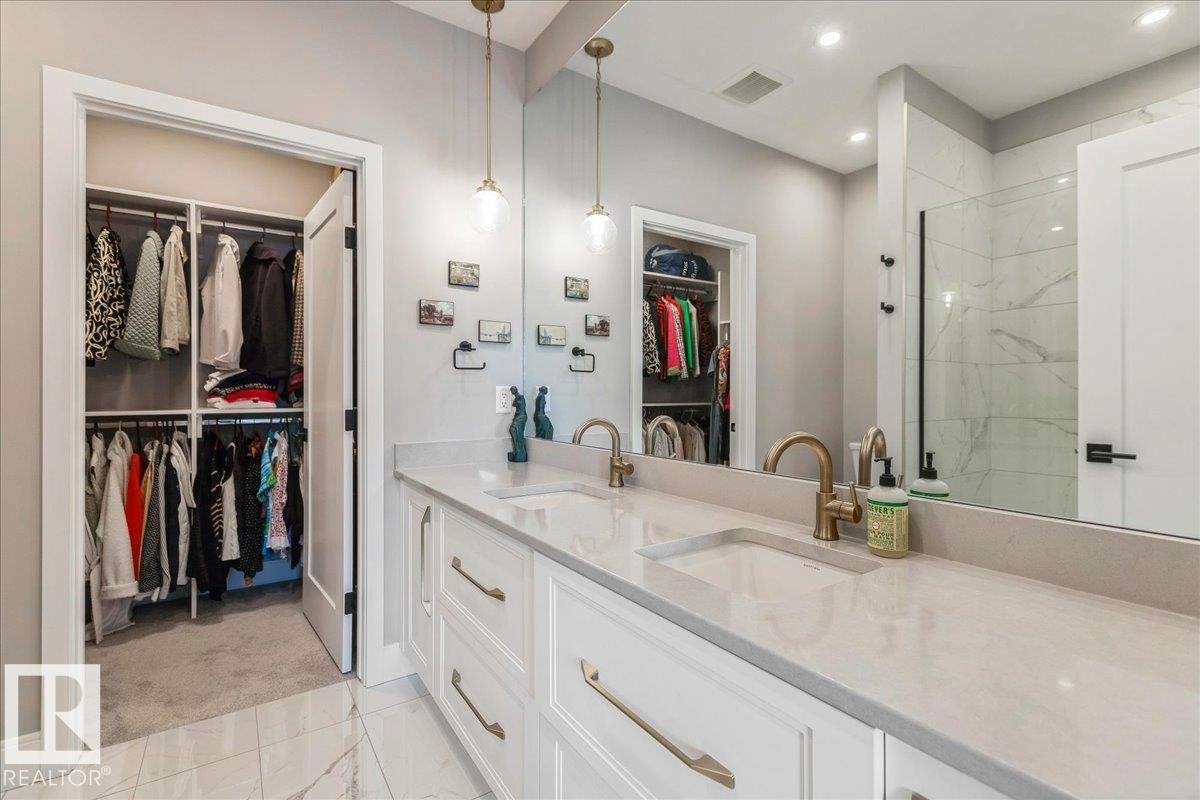 SPA LIKE 4 PC ENSUITE WITH LARGE WALK IN SHOWER - 428 7463 May Common, Edmonton, AB - Indoor Photo Showing Bathroom