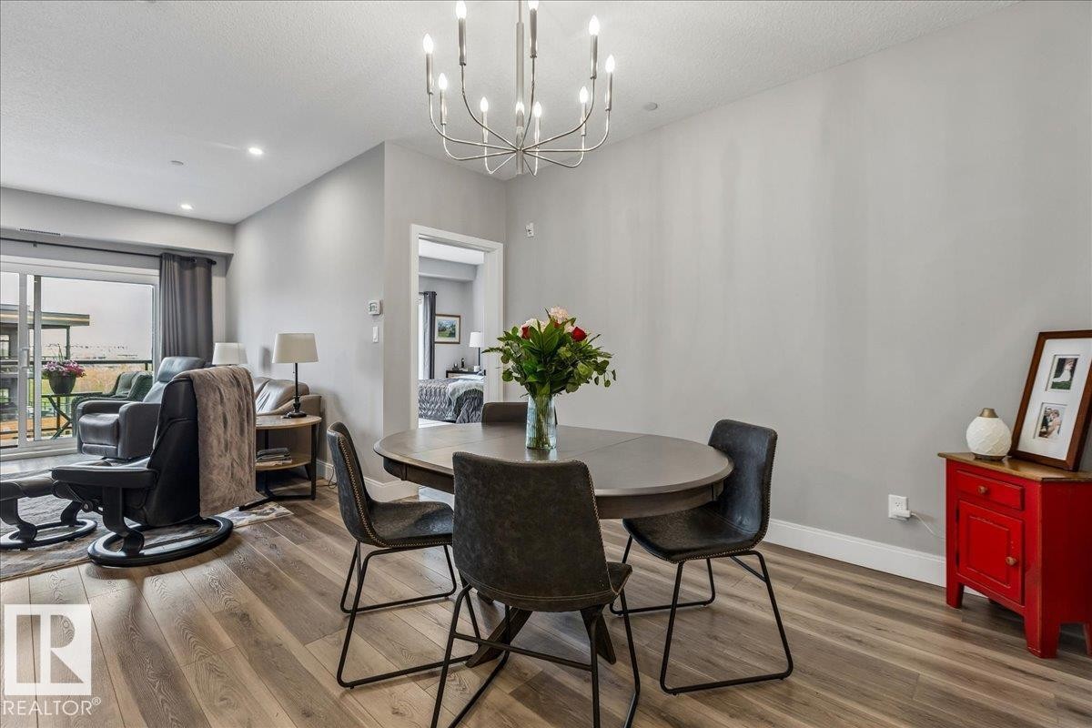 SPACIOUS DINING AREA - 405 7463 May Common, Edmonton, AB - Indoor Photo Showing Dining Room