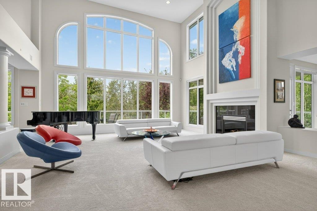 1128 119 Street Nw, Edmonton, AB - Indoor With Fireplace