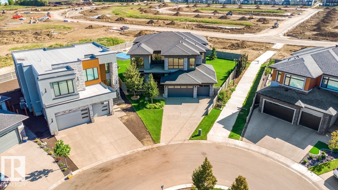 Aerial Photo of the Home, Lot, and Surrounding Area - 5536 Chegwin Point(E), Edmonton, AB - Outdoor