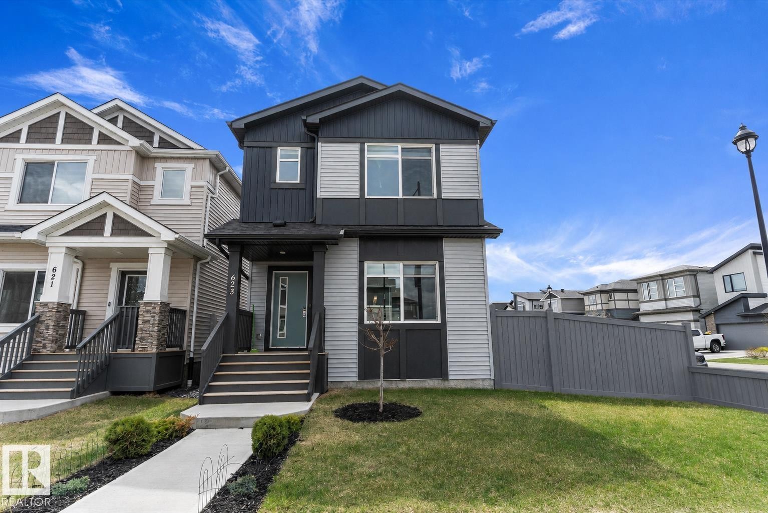 623 Black Stone Boulevard, Leduc, AB - Outdoor With Facade