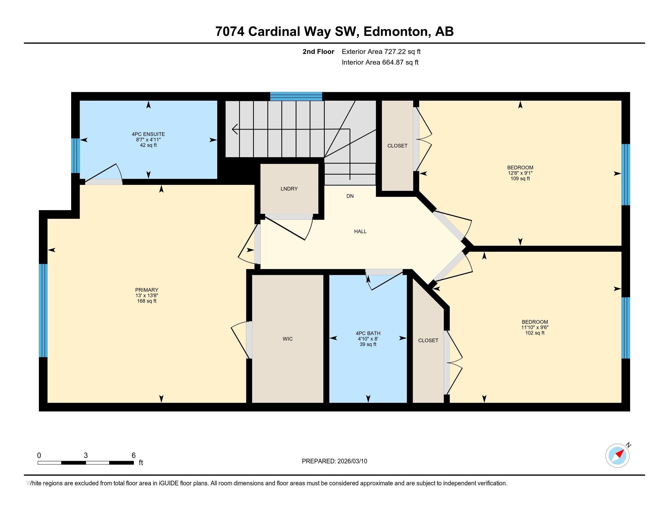 Floor plan - 7074 Cardinal Way, Edmonton, AB - Other