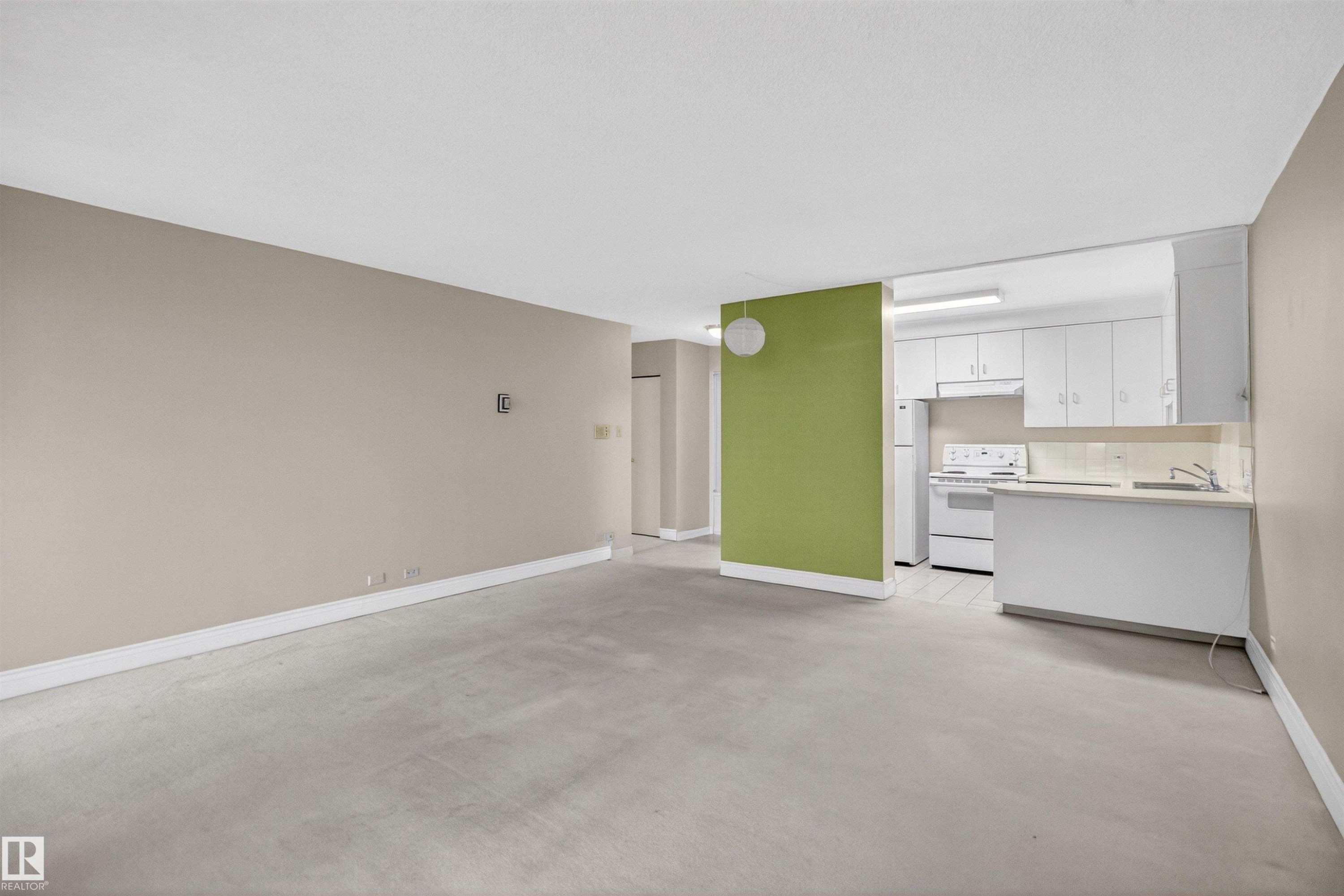 304 12207 Jasper Avenue, Edmonton, AB - Indoor Photo Showing Kitchen
