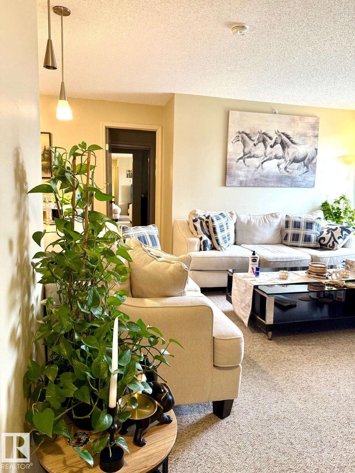 412 13908 136 Street, Edmonton, AB - Indoor Photo Showing Living Room