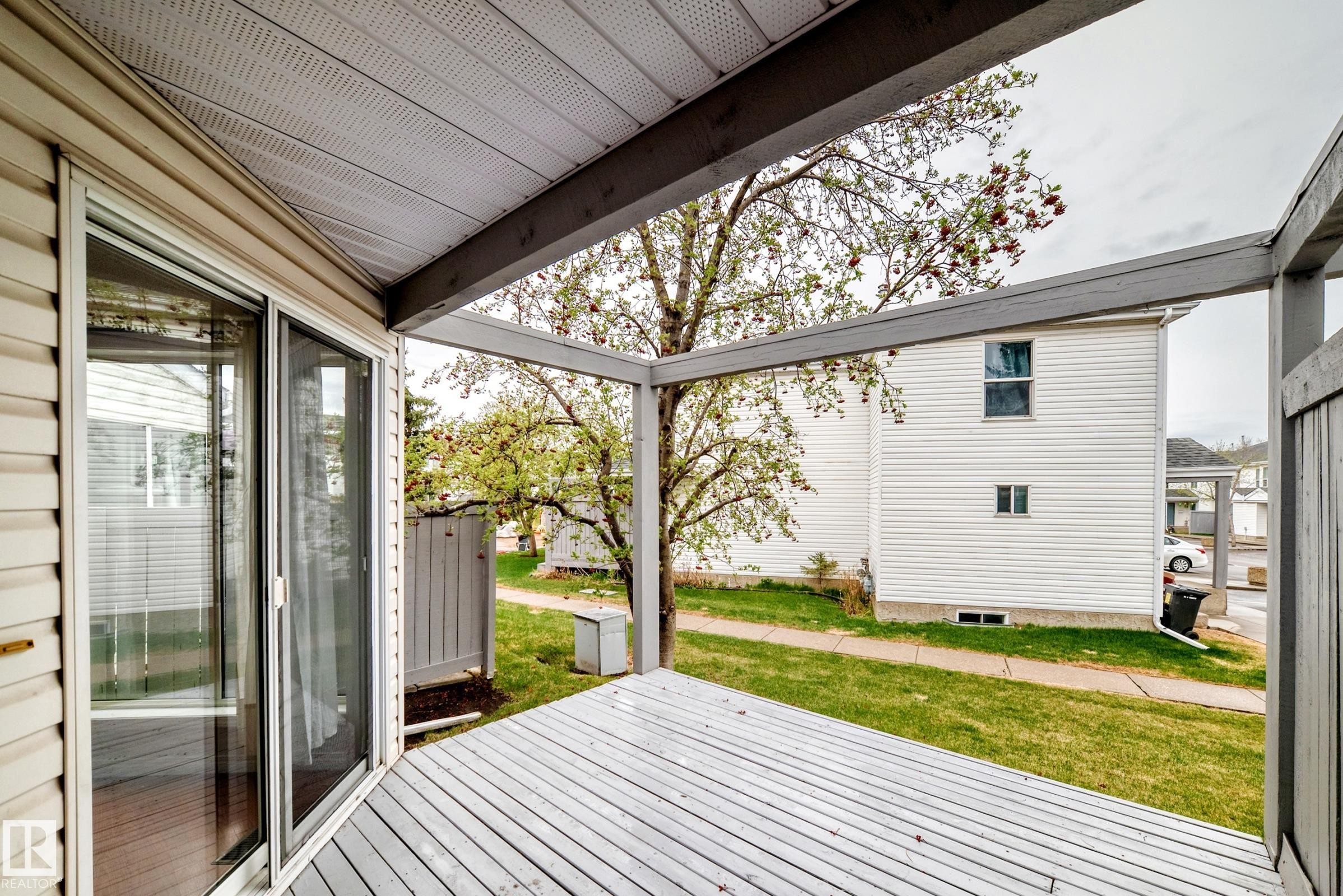 #28 603 Youville Dr E Nw, Edmonton, AB - Outdoor With Deck Patio Veranda With Exterior