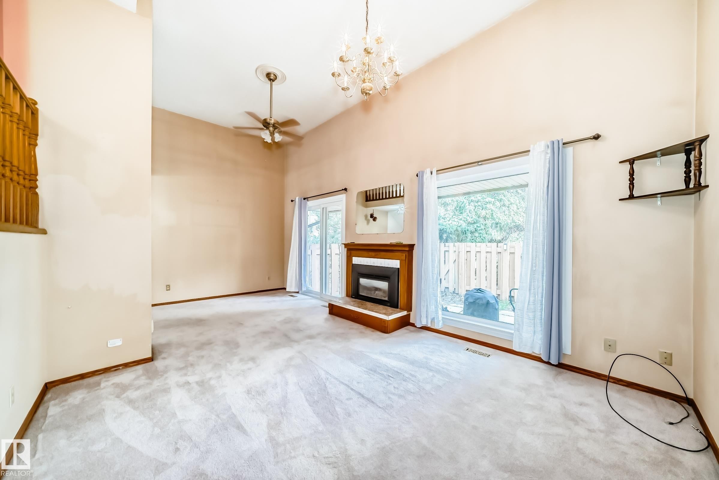 12018 157 Avenue, Edmonton, AB - Indoor With Fireplace