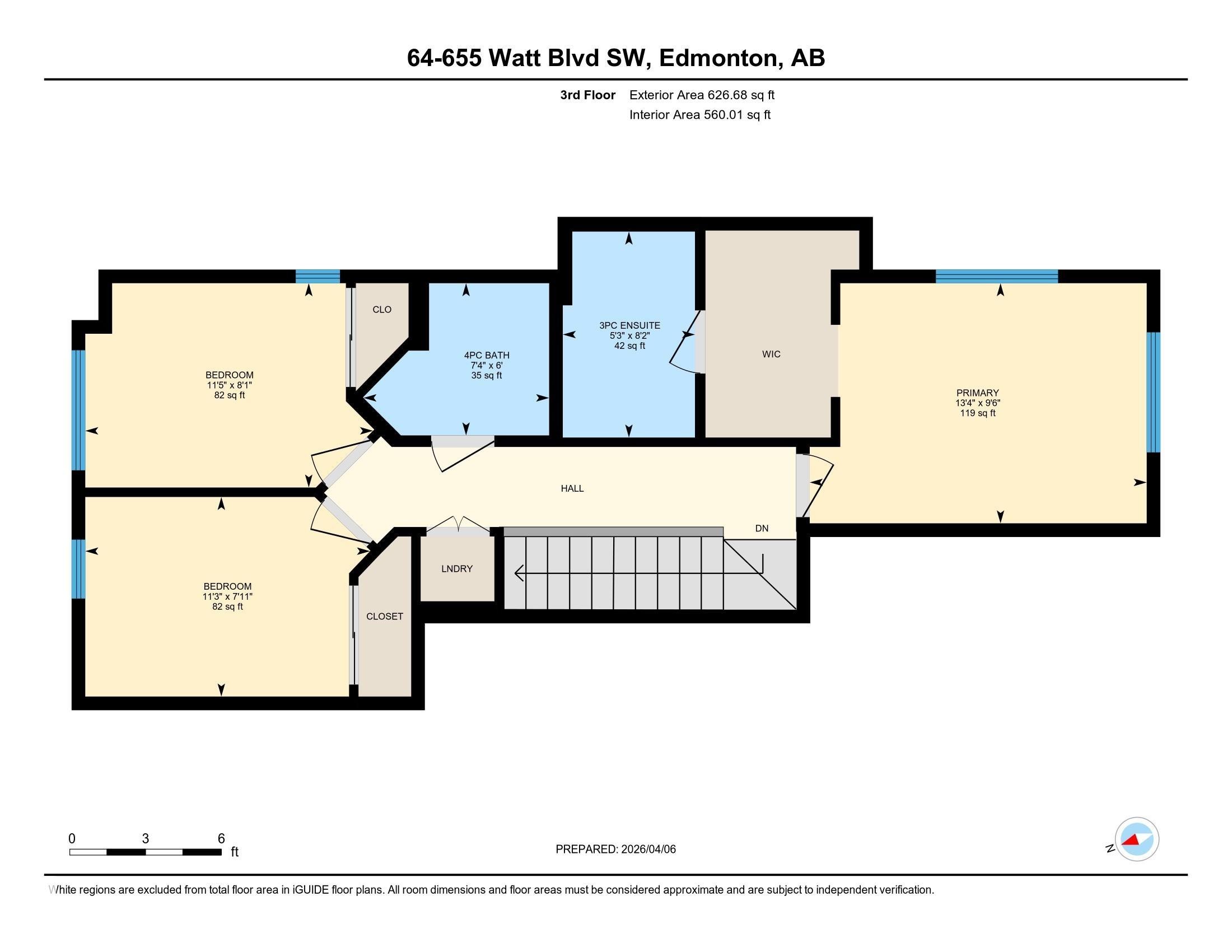 Floor plan - 64 655 Watt Boulevard, Edmonton, AB - Other