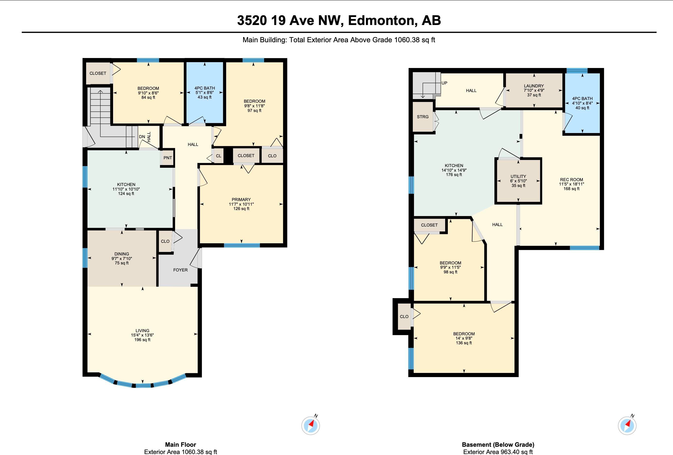 Floor plan - 3520 19 Avenue, Edmonton, AB