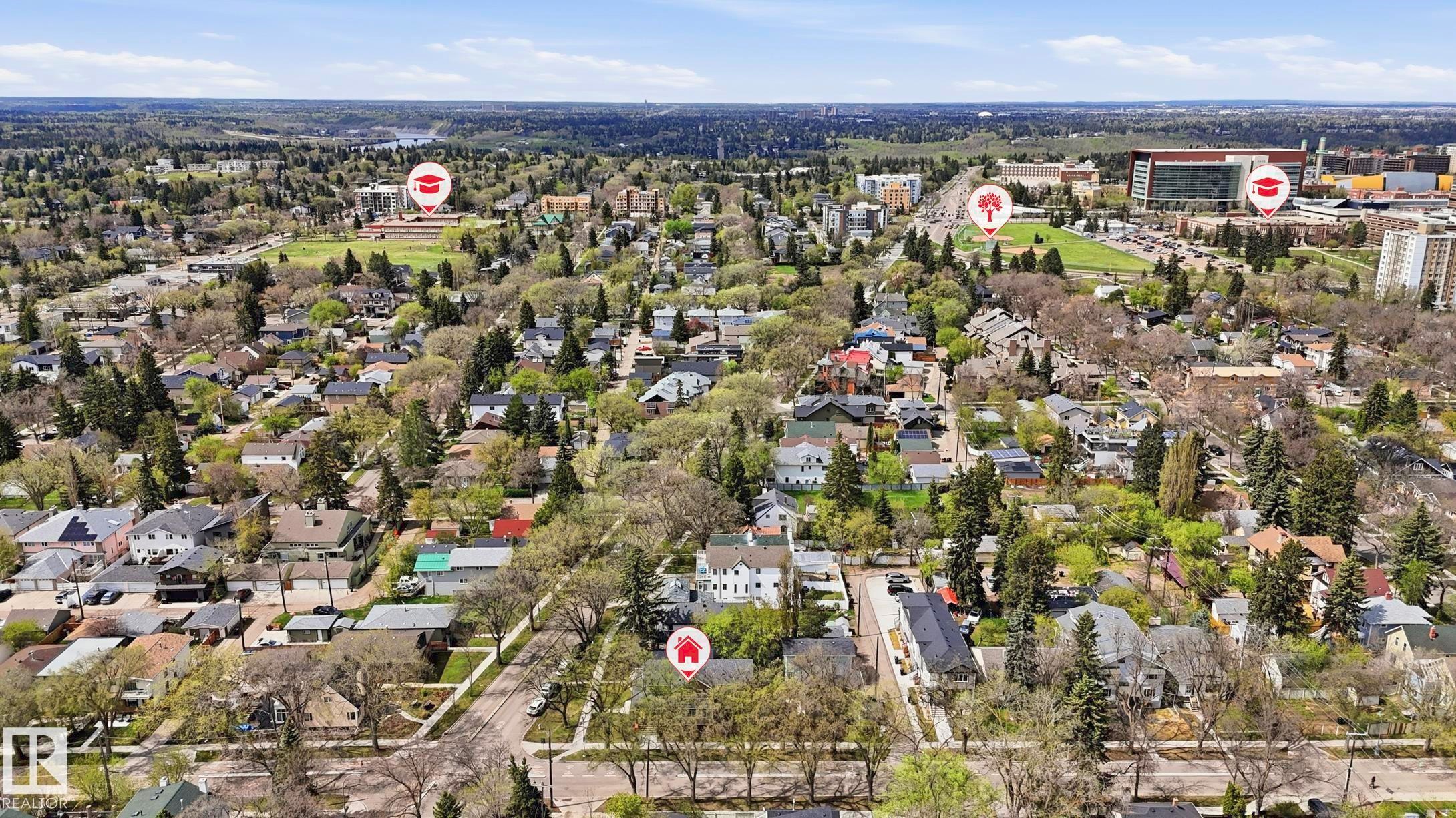 11002 University Avenue Nw, Edmonton, AB - Outdoor With View