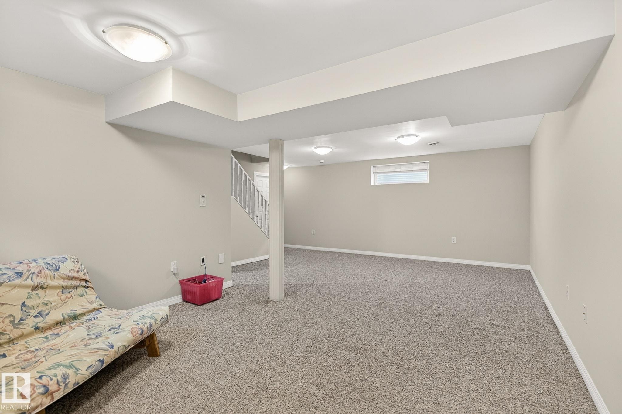 316 Wild Rose Way, Edmonton, AB - Indoor Photo Showing Basement