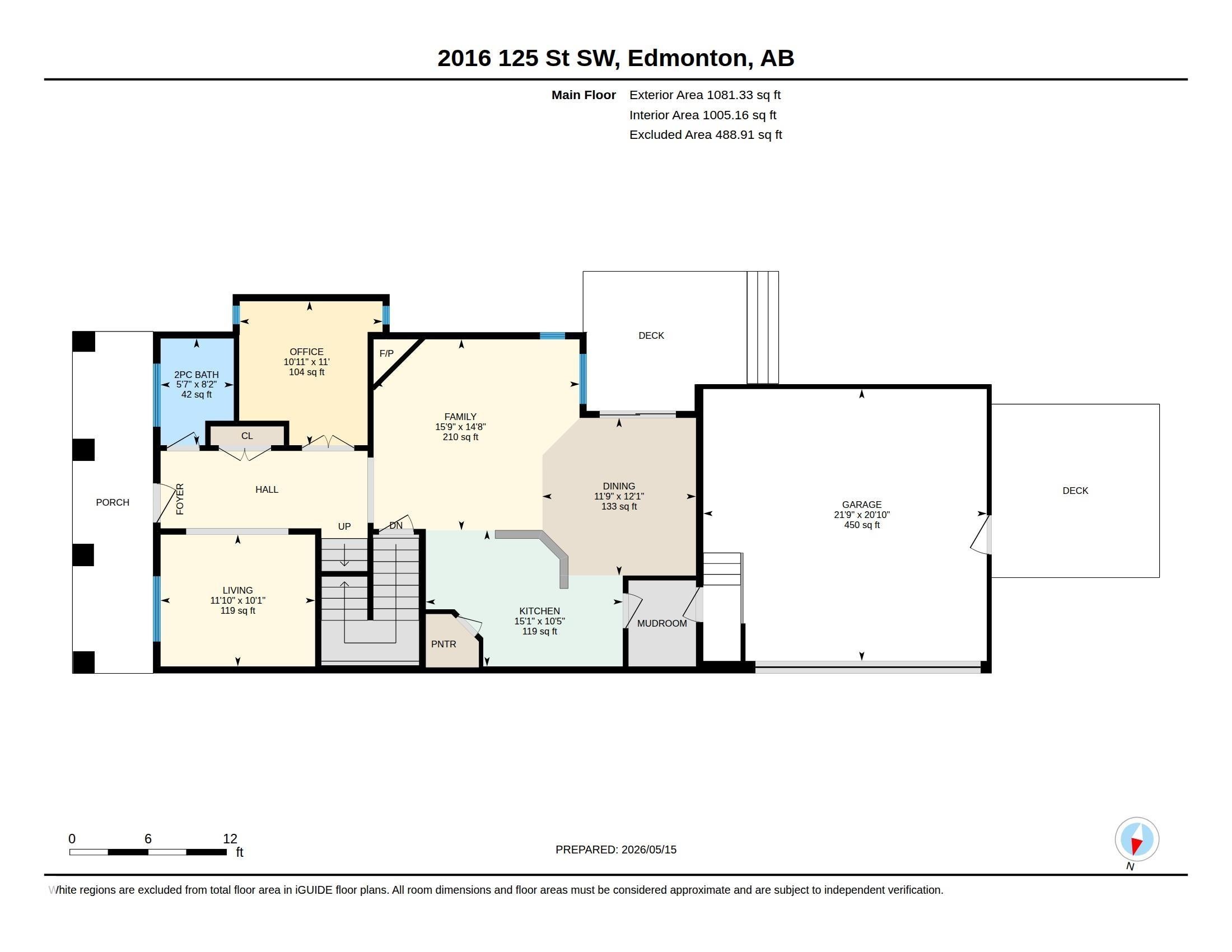 Floor plan - 2016 125 Street, Edmonton, AB - Other