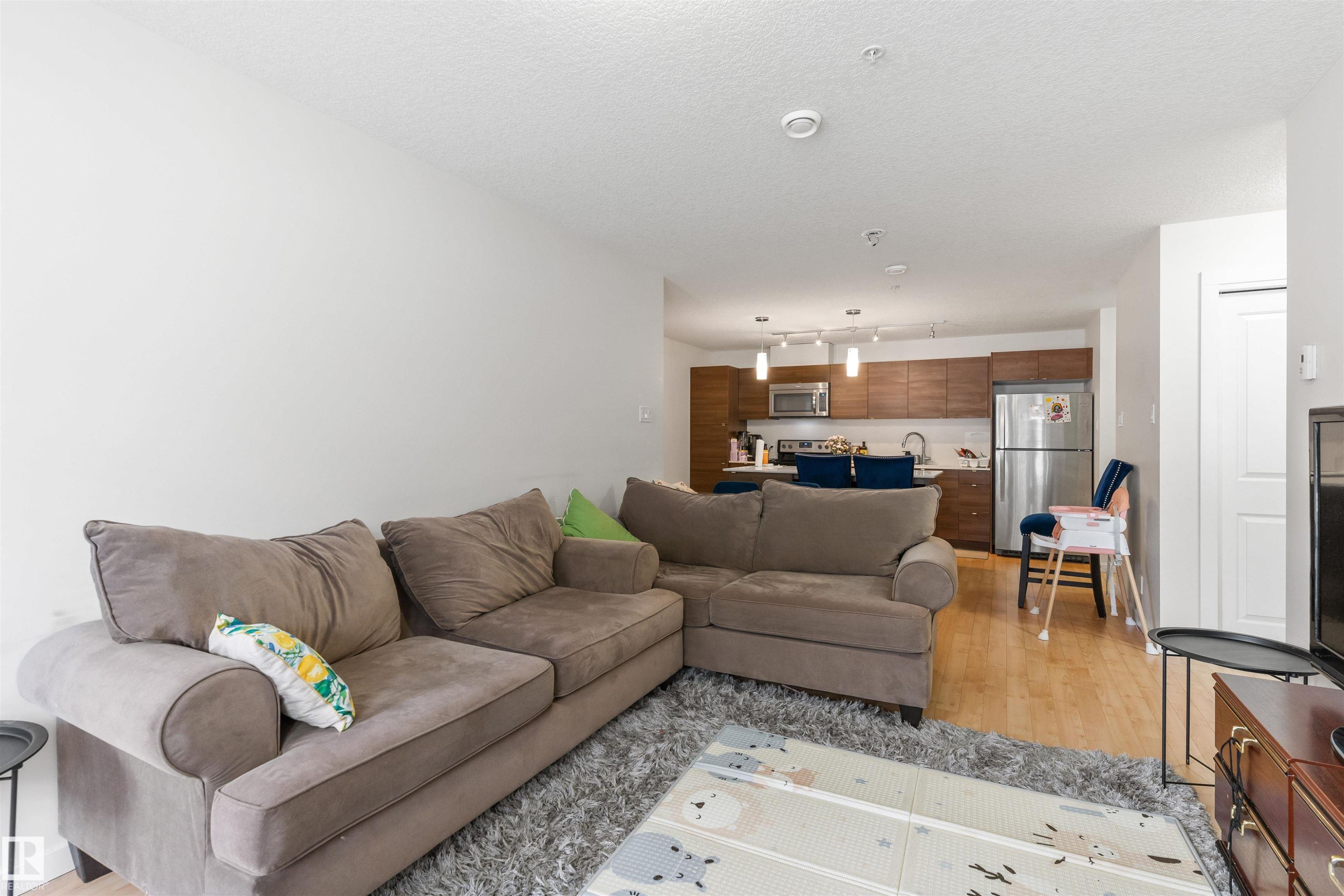 110 9517 160 Avenue, Edmonton, AB - Indoor Photo Showing Living Room
