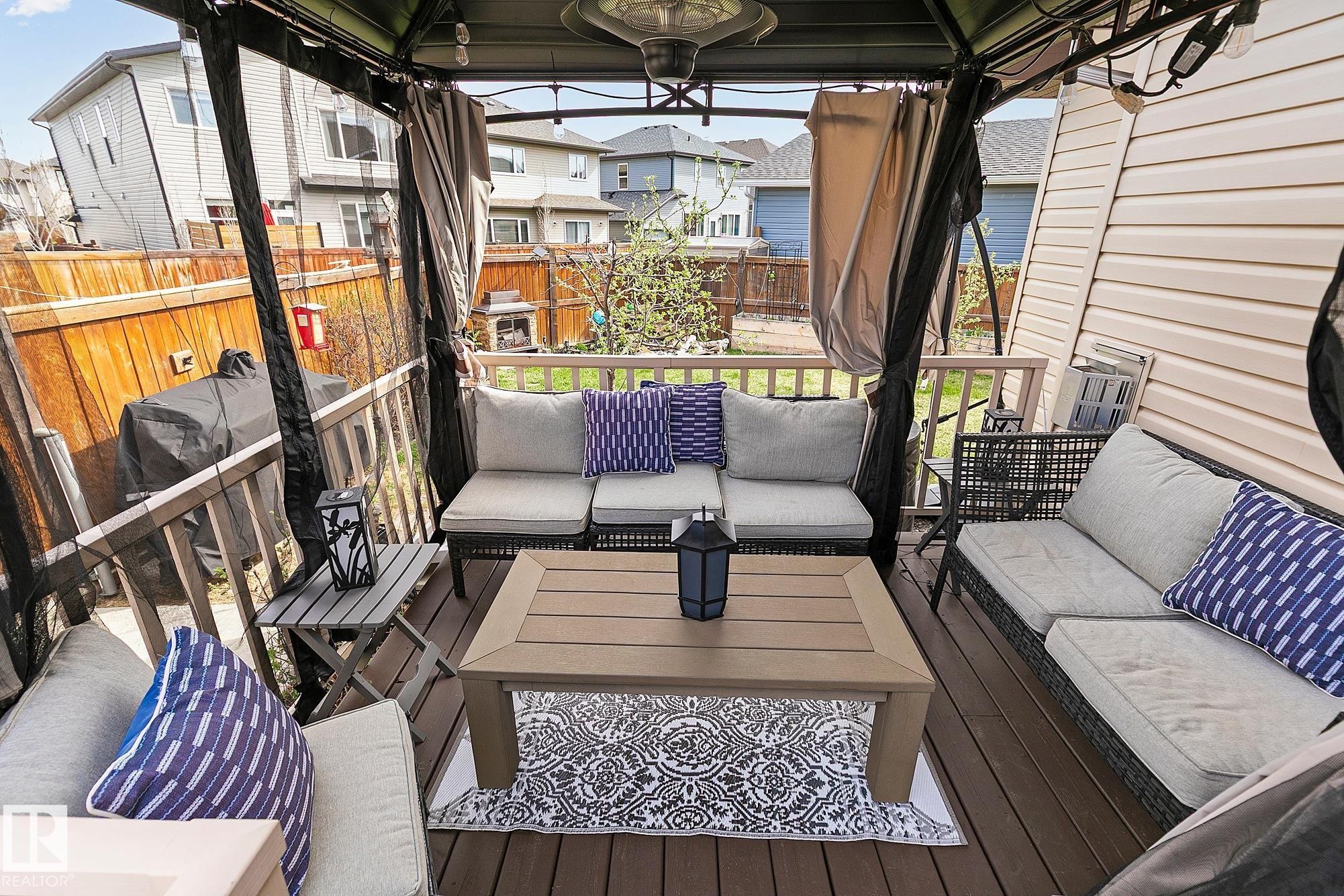 98 Hewitt Circle, Spruce Grove, AB - Outdoor With Deck Patio Veranda With Exterior