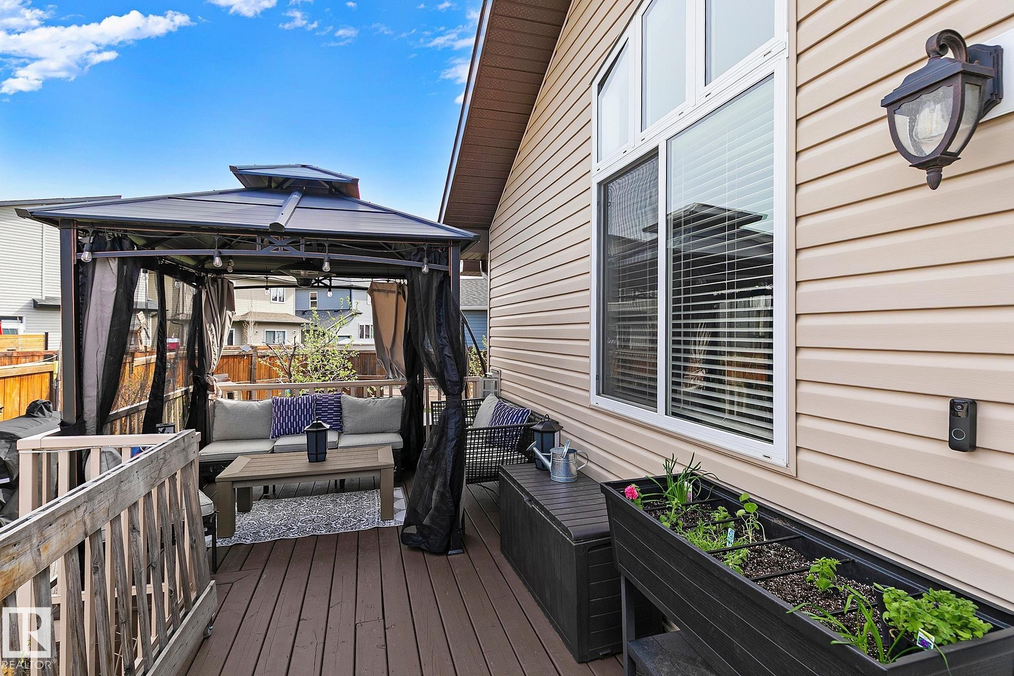 98 Hewitt Circle, Spruce Grove, AB - Outdoor With Deck Patio Veranda With Exterior