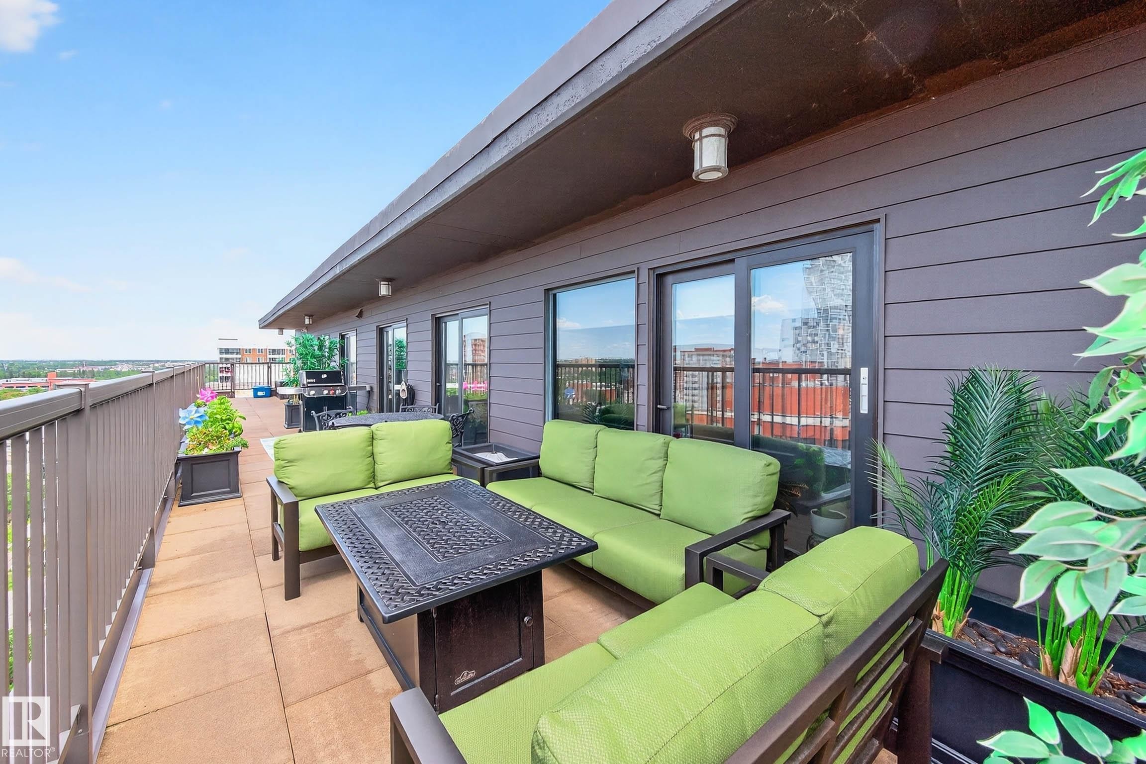 #1601 10045 118 St Nw, Edmonton, AB - Outdoor With Deck Patio Veranda With Exterior
