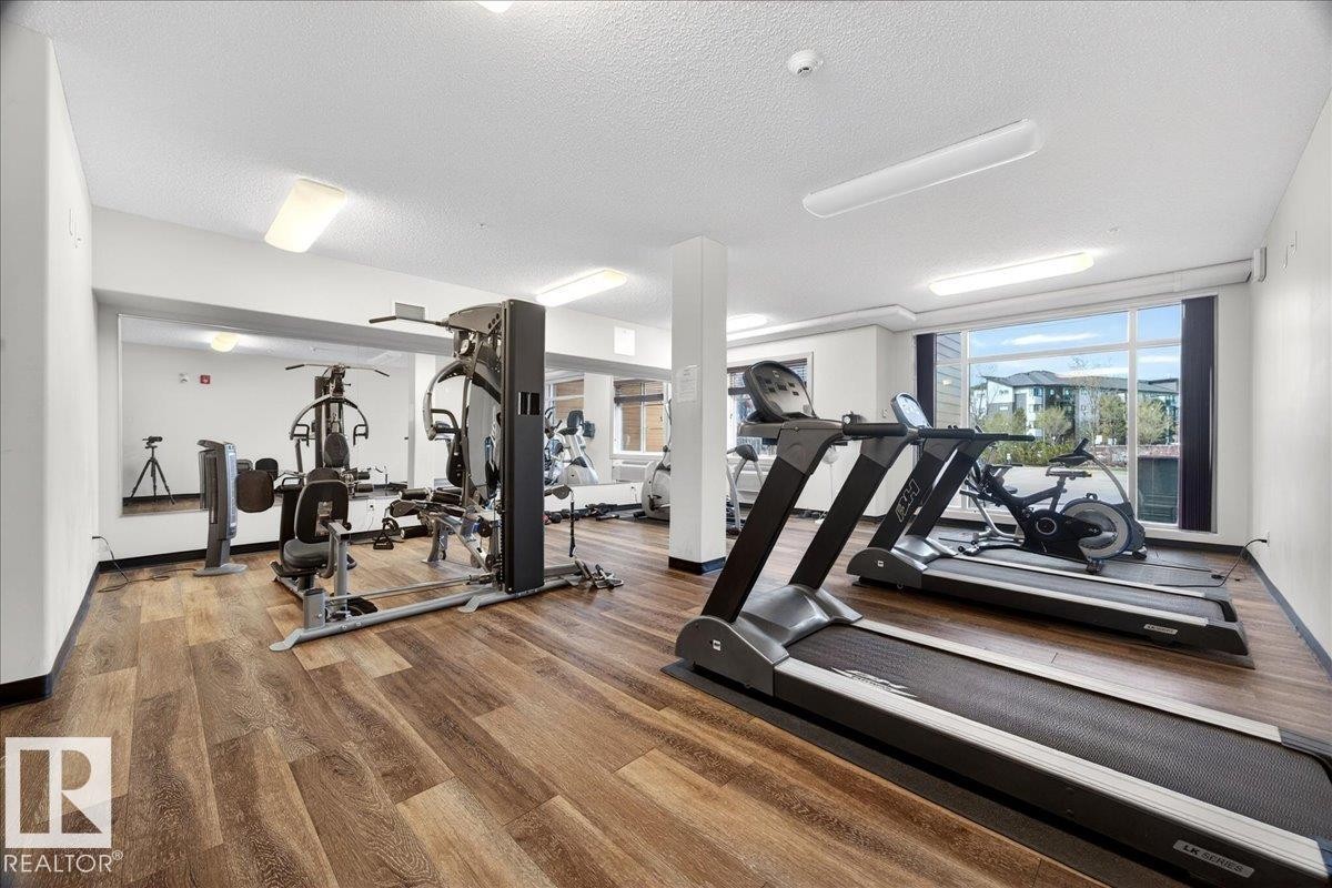 205 507 Albany Way, Edmonton, AB - Indoor Photo Showing Gym Room