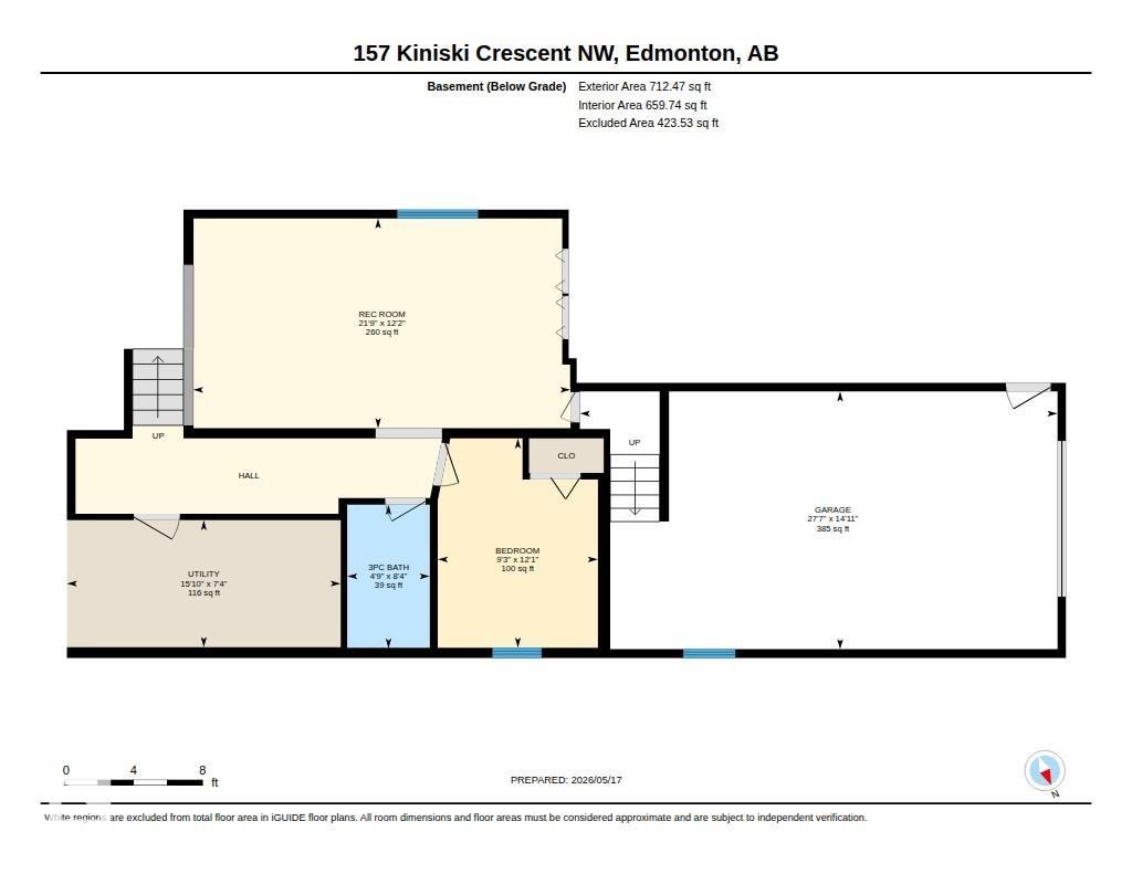 Floor plan - 157 Kiniski Crescent, Edmonton, AB - Other