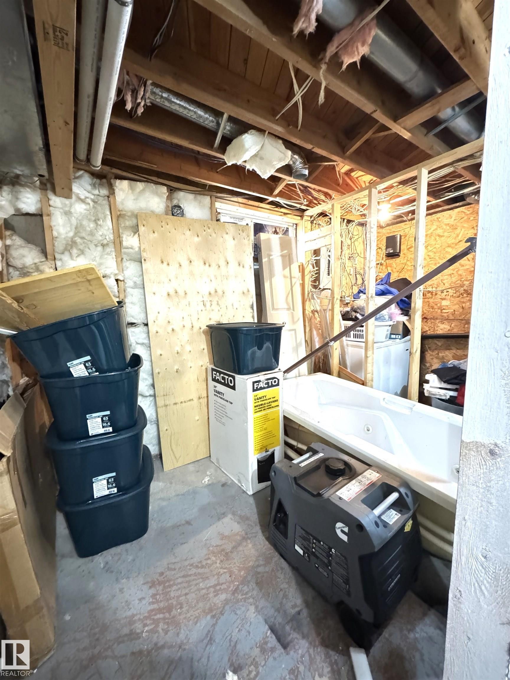 Image quality insufficient for description - 45 Lambert Crescent, St. Albert, AB - Indoor Photo Showing Basement