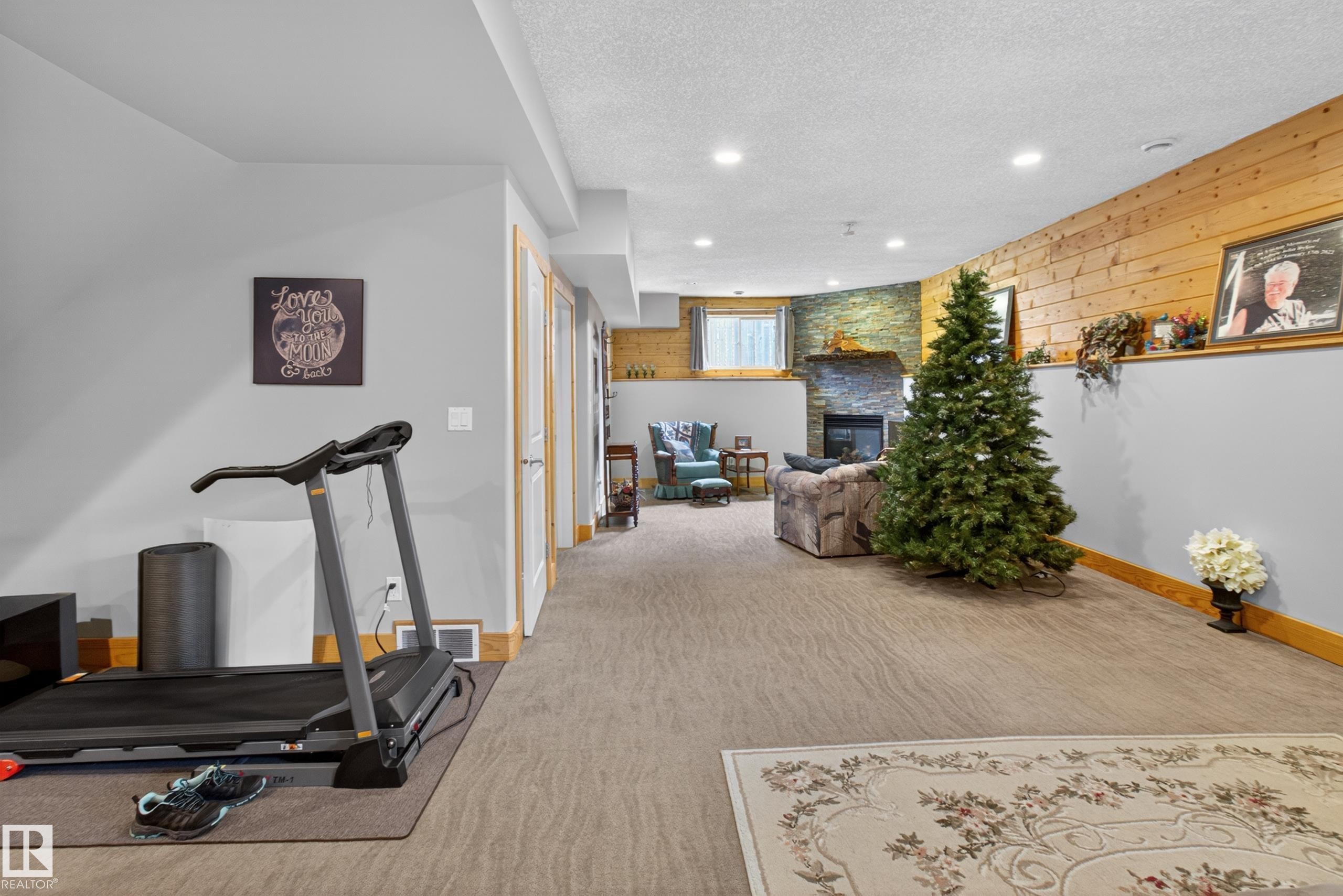 21 Beaverhill View Cr, Tofield, AB - Indoor Photo Showing Gym Room