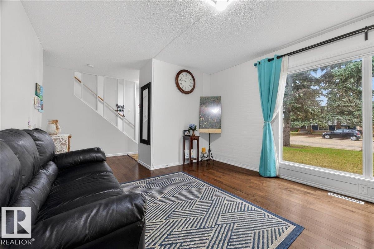 4124 121 Street, Edmonton, AB - Indoor Photo Showing Living Room