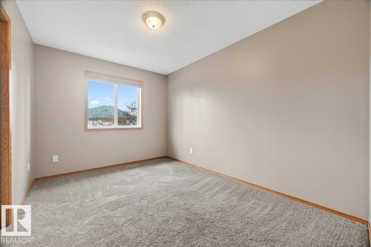 Neutral-toned walls and plush gray carpeting create a versatile interior space - 11824 13 Avenue, Edmonton, AB - Indoor Photo Showing Other Room