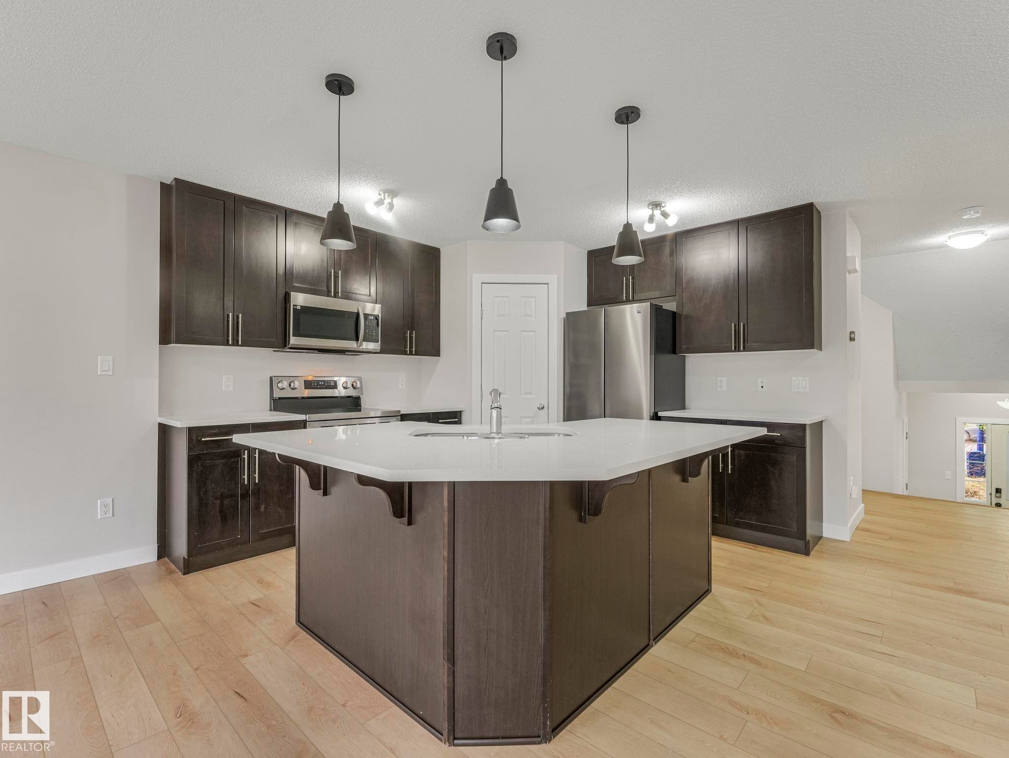 7327 24 Avenue, Edmonton, AB - Indoor Photo Showing Kitchen With Upgraded Kitchen