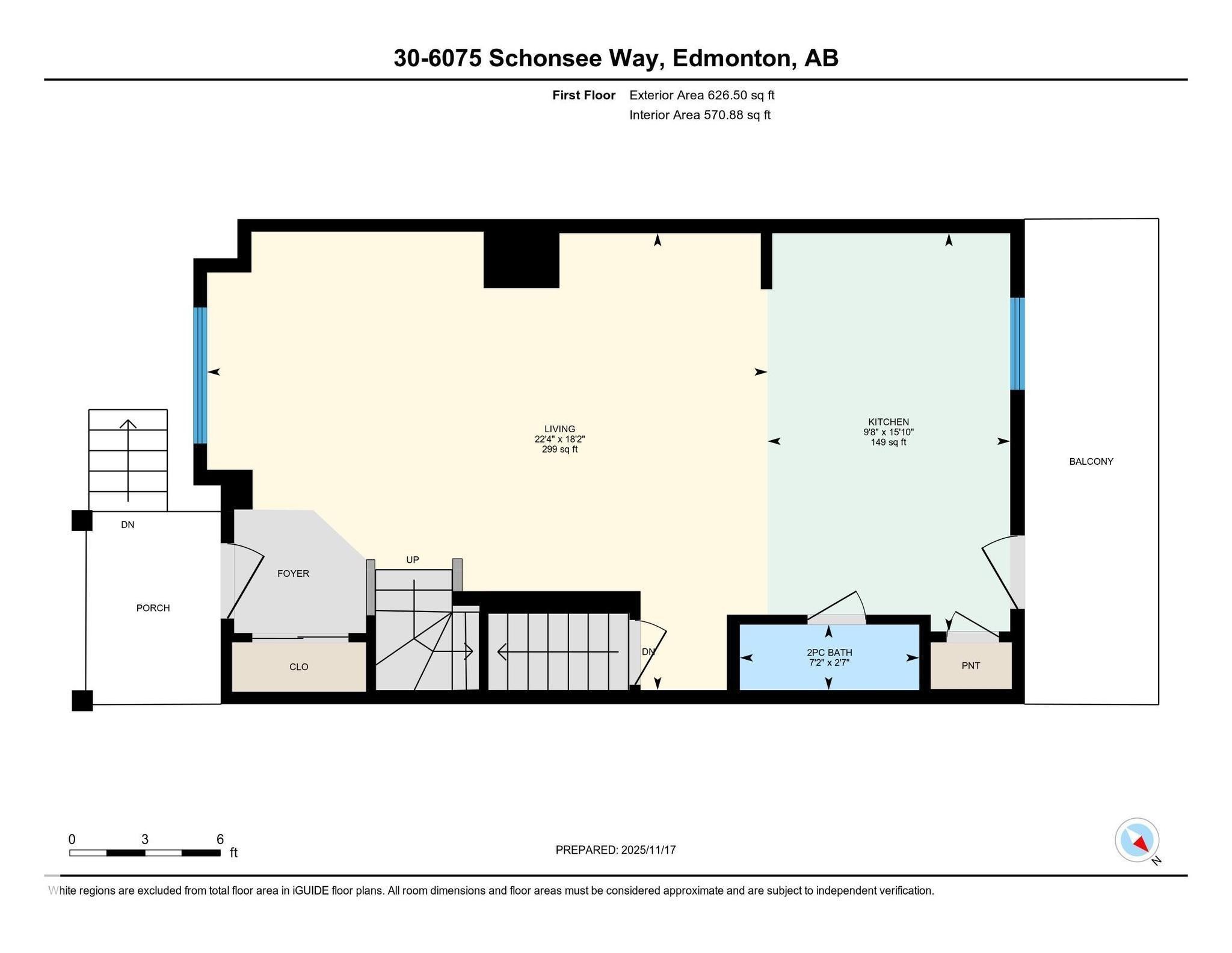 Floor plan - 30 6075 Schonsee Way, Edmonton, AB - Other