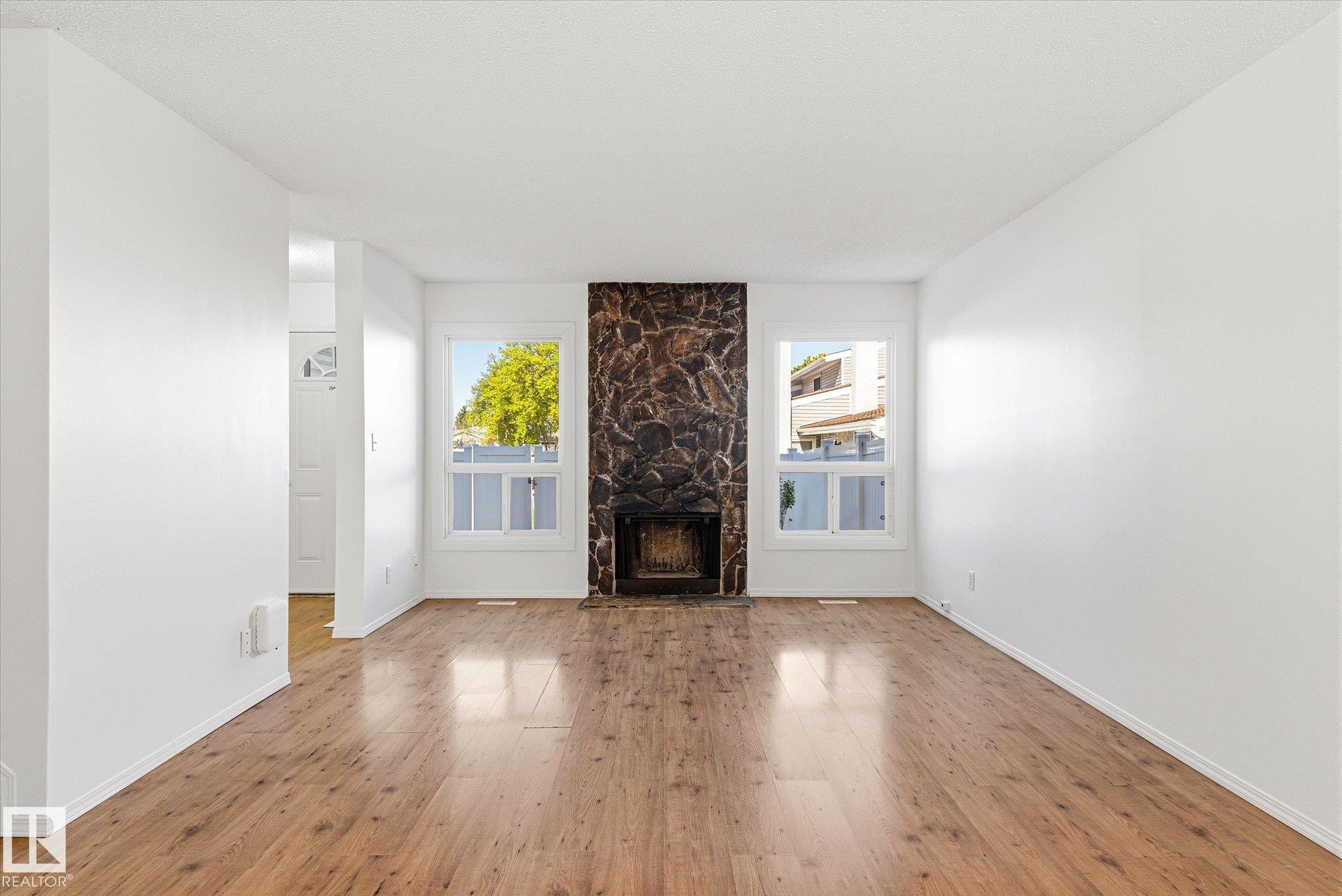6320 184 Street, Edmonton, AB - Indoor Photo Showing Other Room With Fireplace