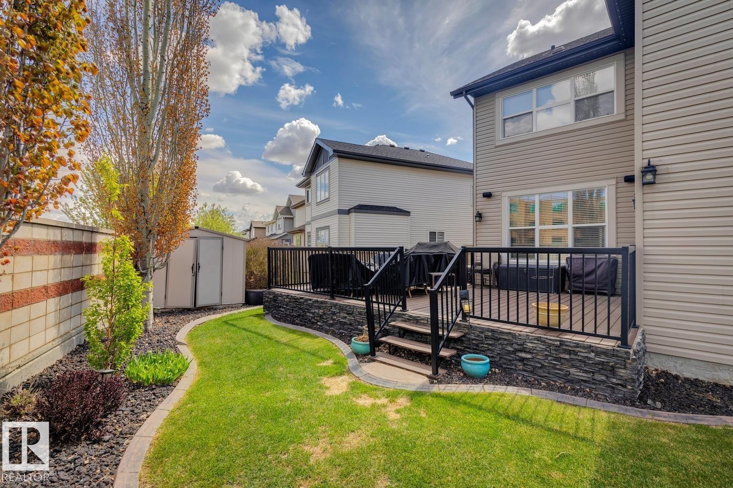 3673 Atkinson Loop, Edmonton, AB - Outdoor With Deck Patio Veranda With Exterior