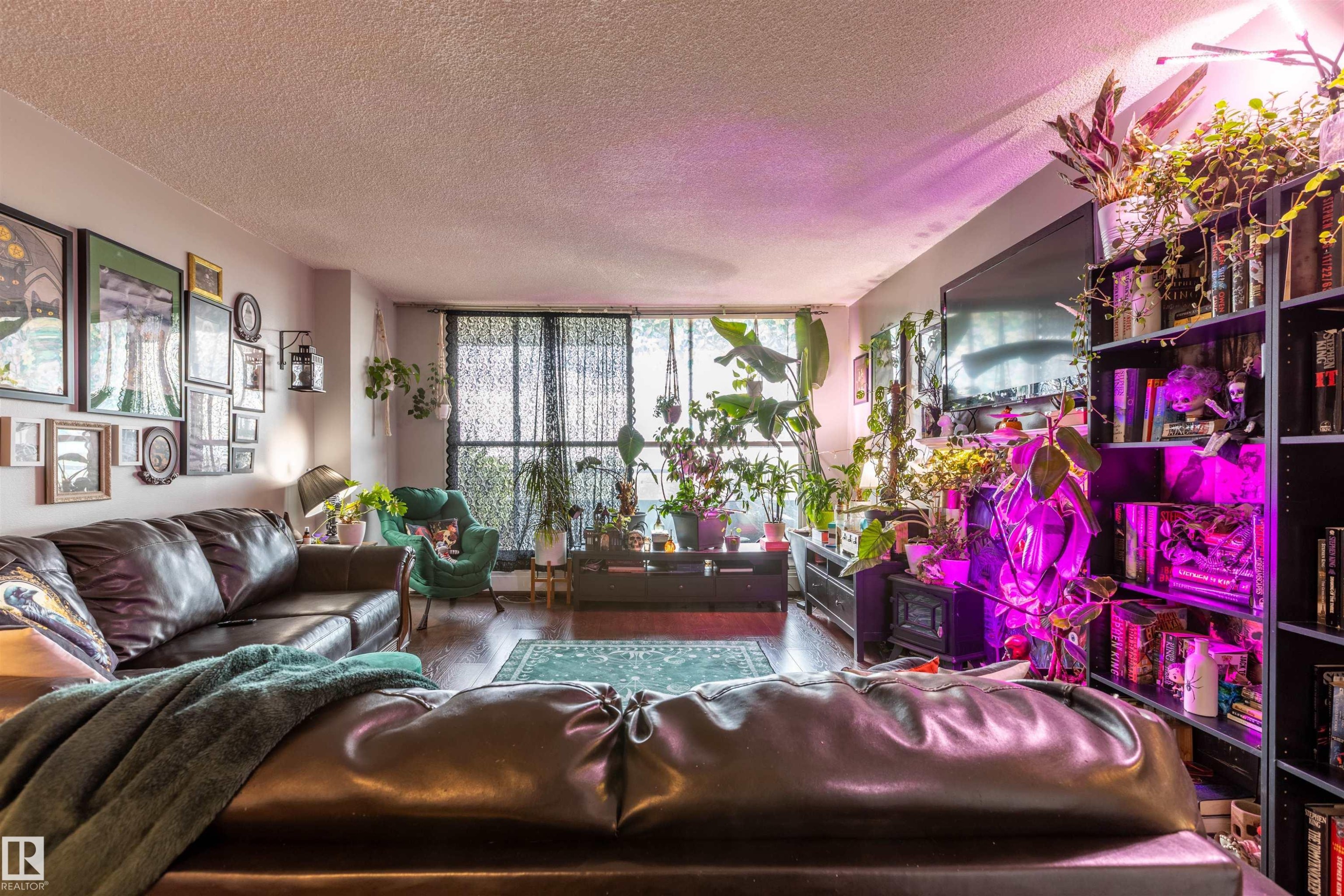 708 13910 Stony Plain Road, Edmonton, AB - Indoor Photo Showing Living Room