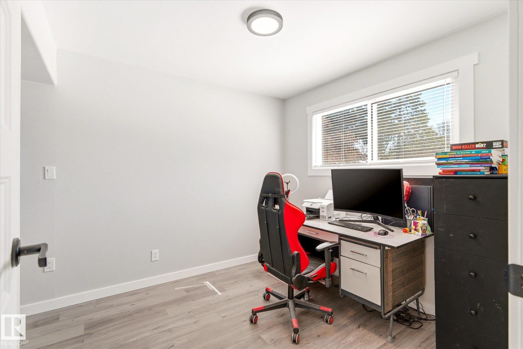 Bedroom 1 - 67 Arlington Drive, St. Albert, AB - Indoor Photo Showing Office