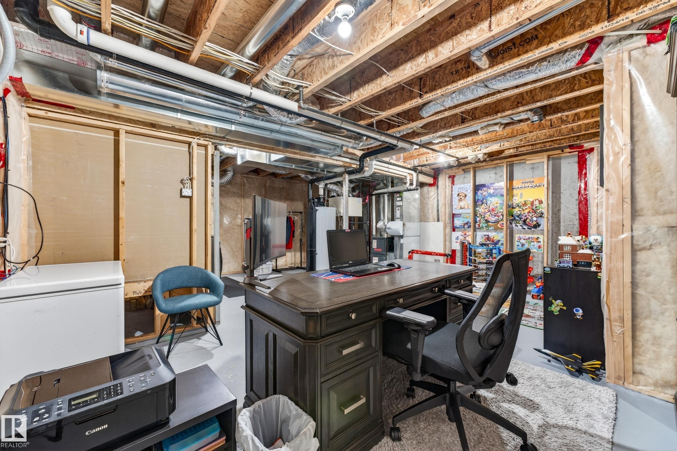 1243 Mcconachie Boulevard, Edmonton, AB - Indoor Photo Showing Basement