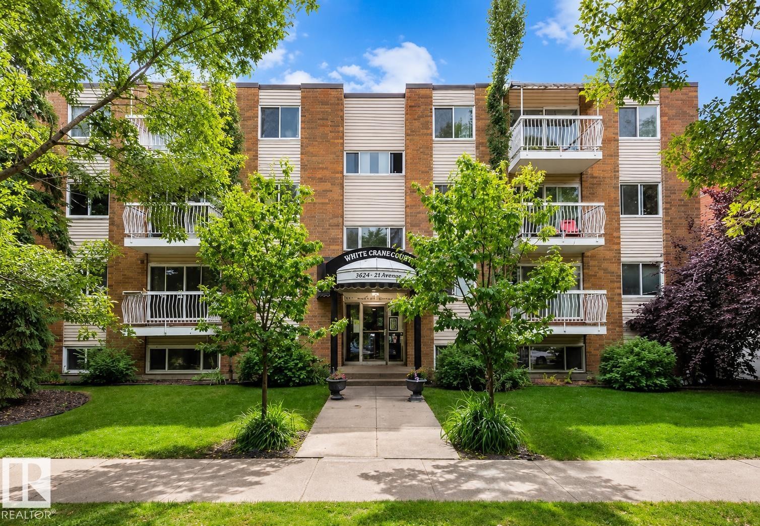 402 10625 83 Avenue, Edmonton, AB - Outdoor With Balcony With Facade