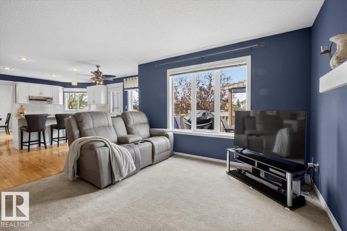 1358 118A Street, Edmonton, AB - Indoor Photo Showing Living Room