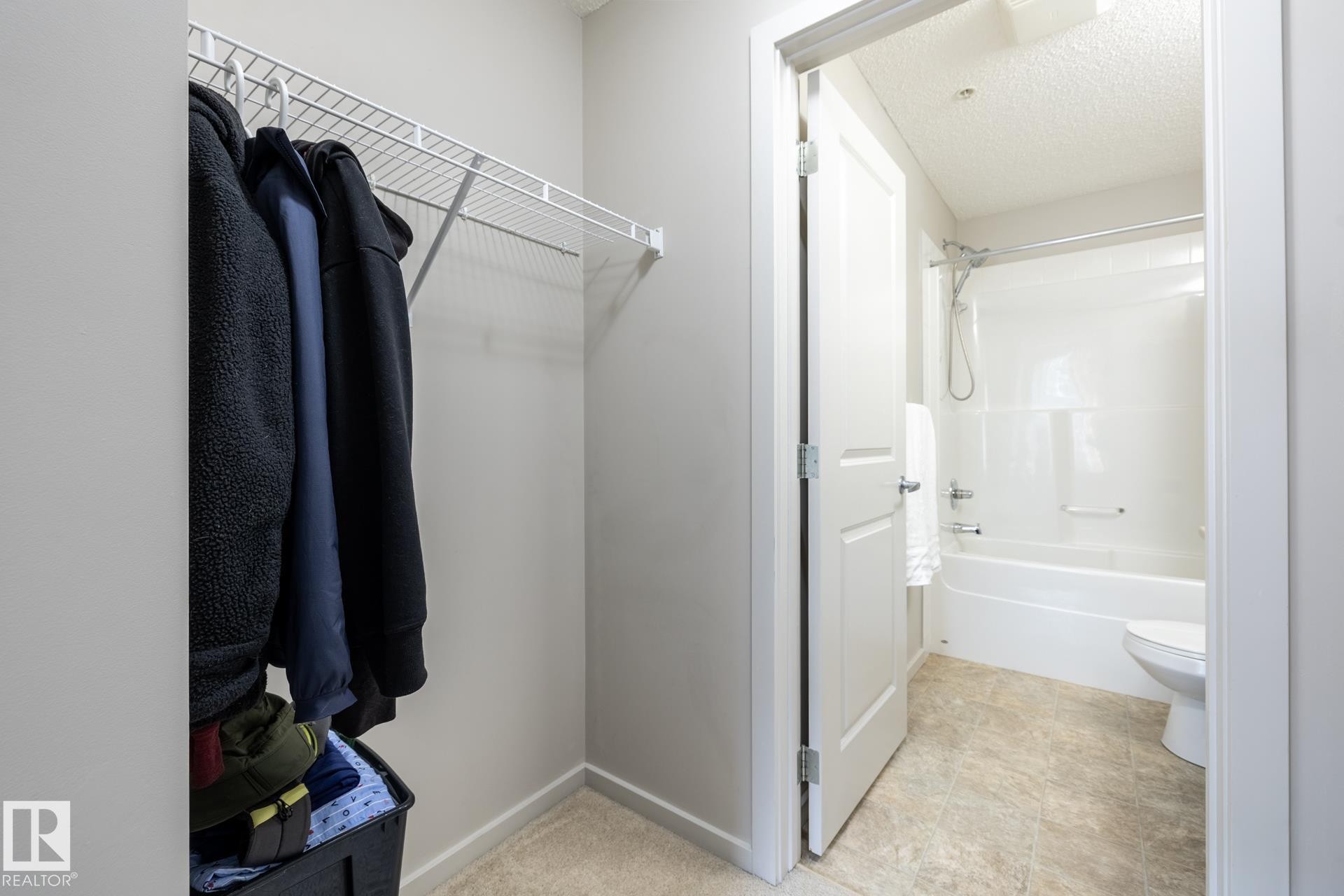 Closet with wire shelving system - 131 344 Windermere Road, Edmonton, AB - Indoor