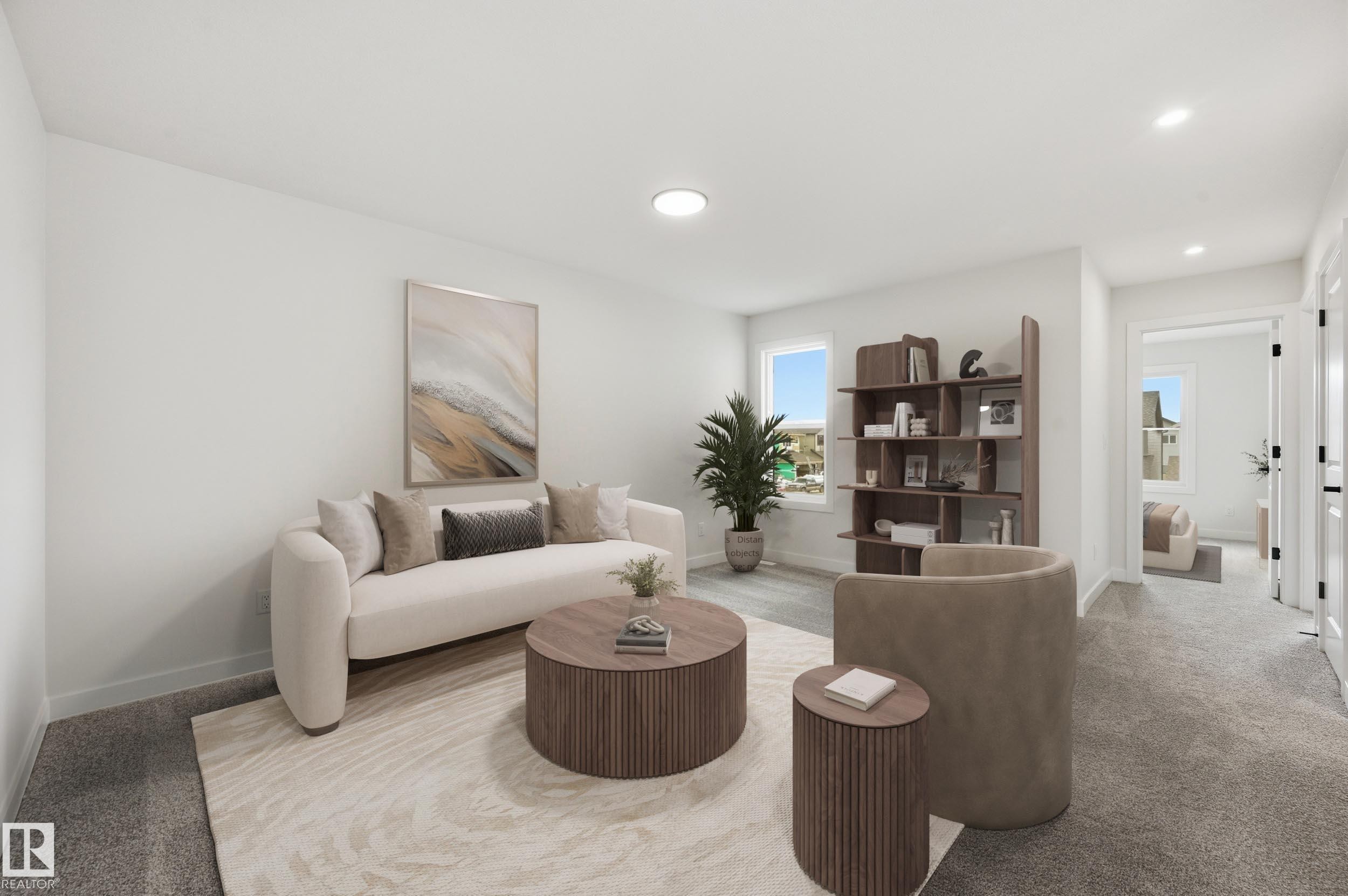 22376 90 Avenue, Edmonton, AB - Indoor Photo Showing Living Room